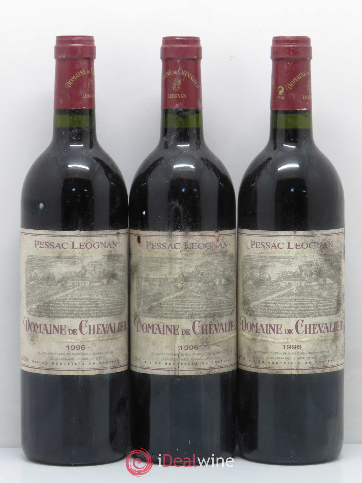 Domaine de Chevalier Cru Classé de Graves 1996 - Lot de 12 bouteilles - 1