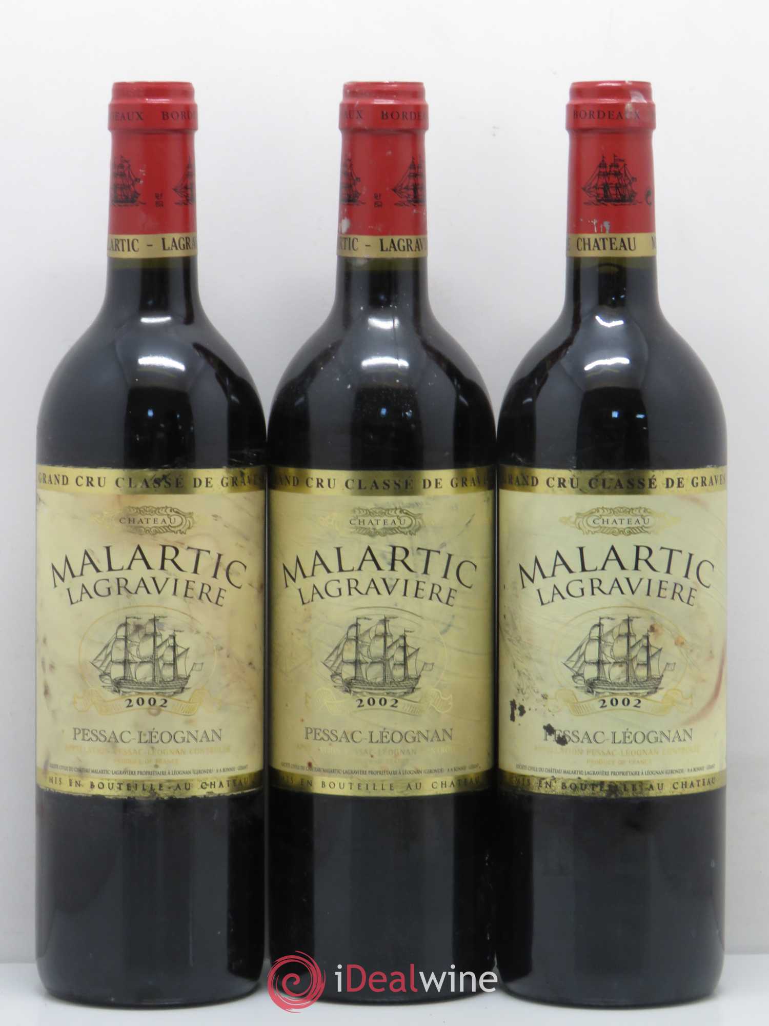 Château Malartic-Lagravière Cru Classé de Graves 2002 - Lot de 12 bouteilles - 4