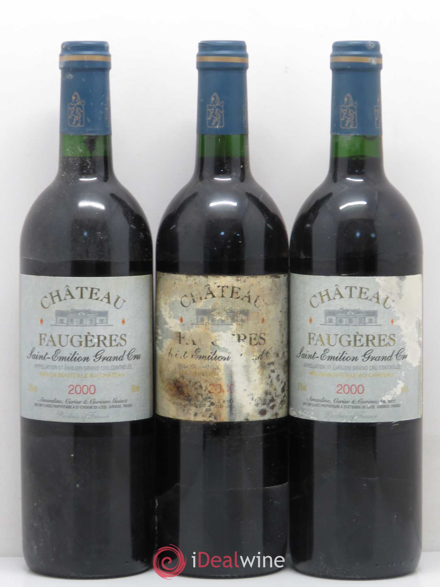 Château Faugères Grand Cru Classé 2000 - Lot de 12 bouteilles - 4