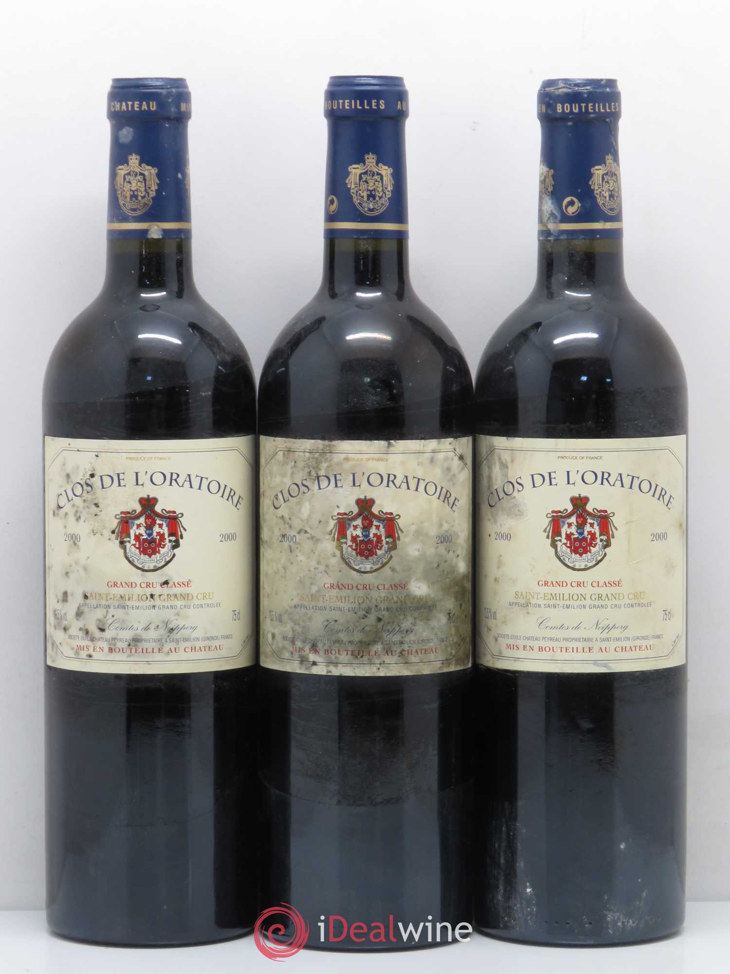 Clos de l'Oratoire Grand Cru Classé 2000 - Lot de 12 bouteilles - 4