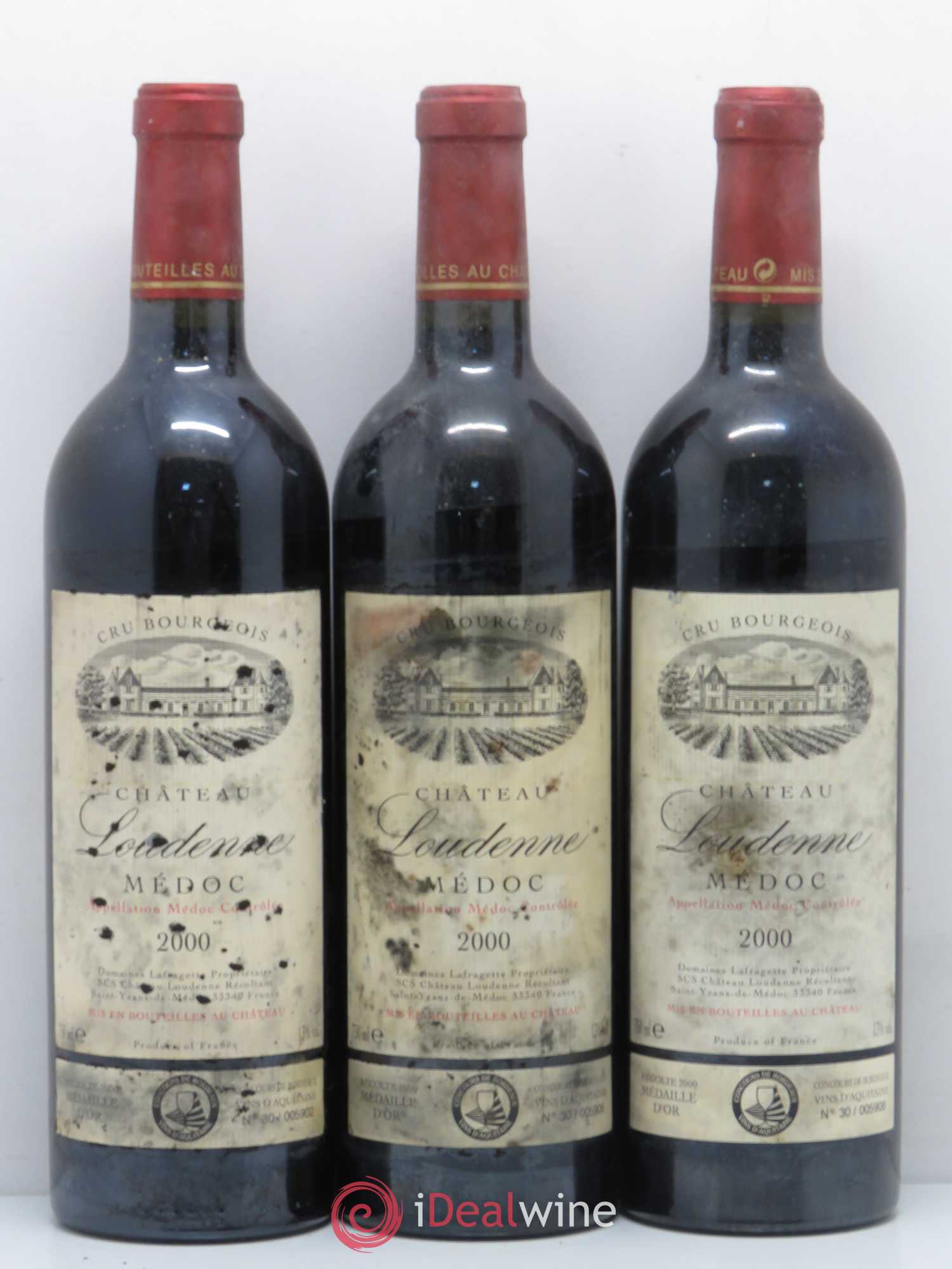 Château Loudenne Cru Bourgeois 2000 - Lot de 12 bouteilles - 2
