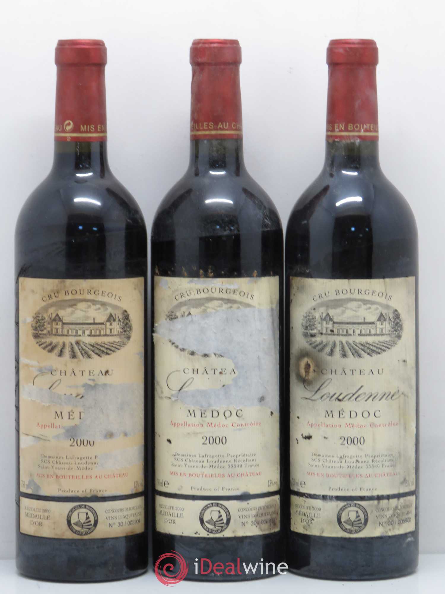 Château Loudenne Cru Bourgeois 2000 - Lot de 12 bouteilles - 4