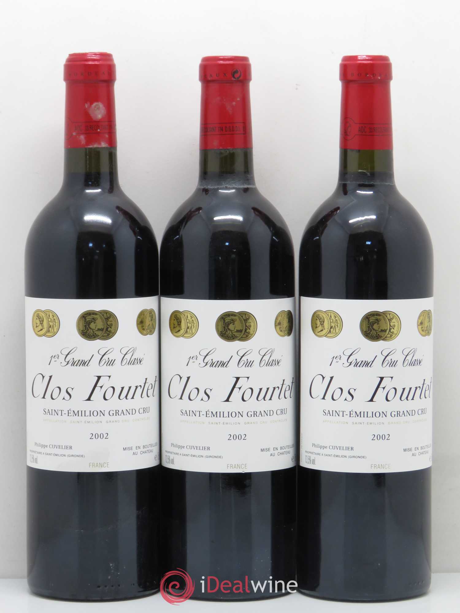 Clos Fourtet 1er Grand Cru Classé B 2002 - Lot de 12 bouteilles - 2