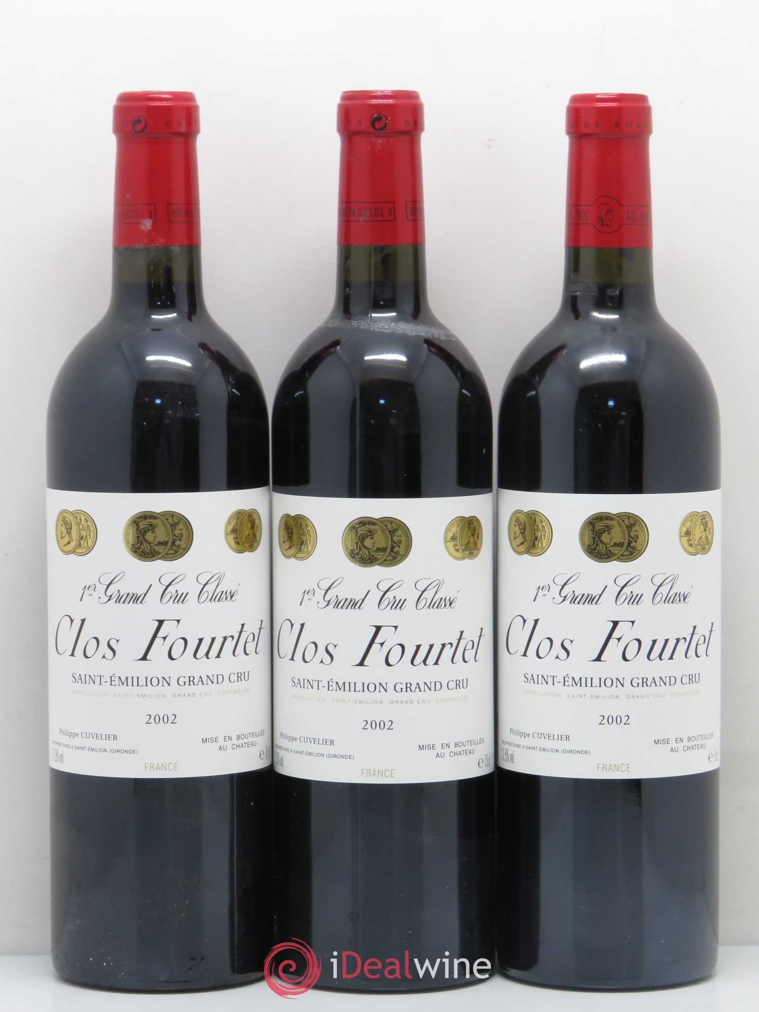 Clos Fourtet 1er Grand Cru Classé B 2002 - Lot de 12 bouteilles - 3