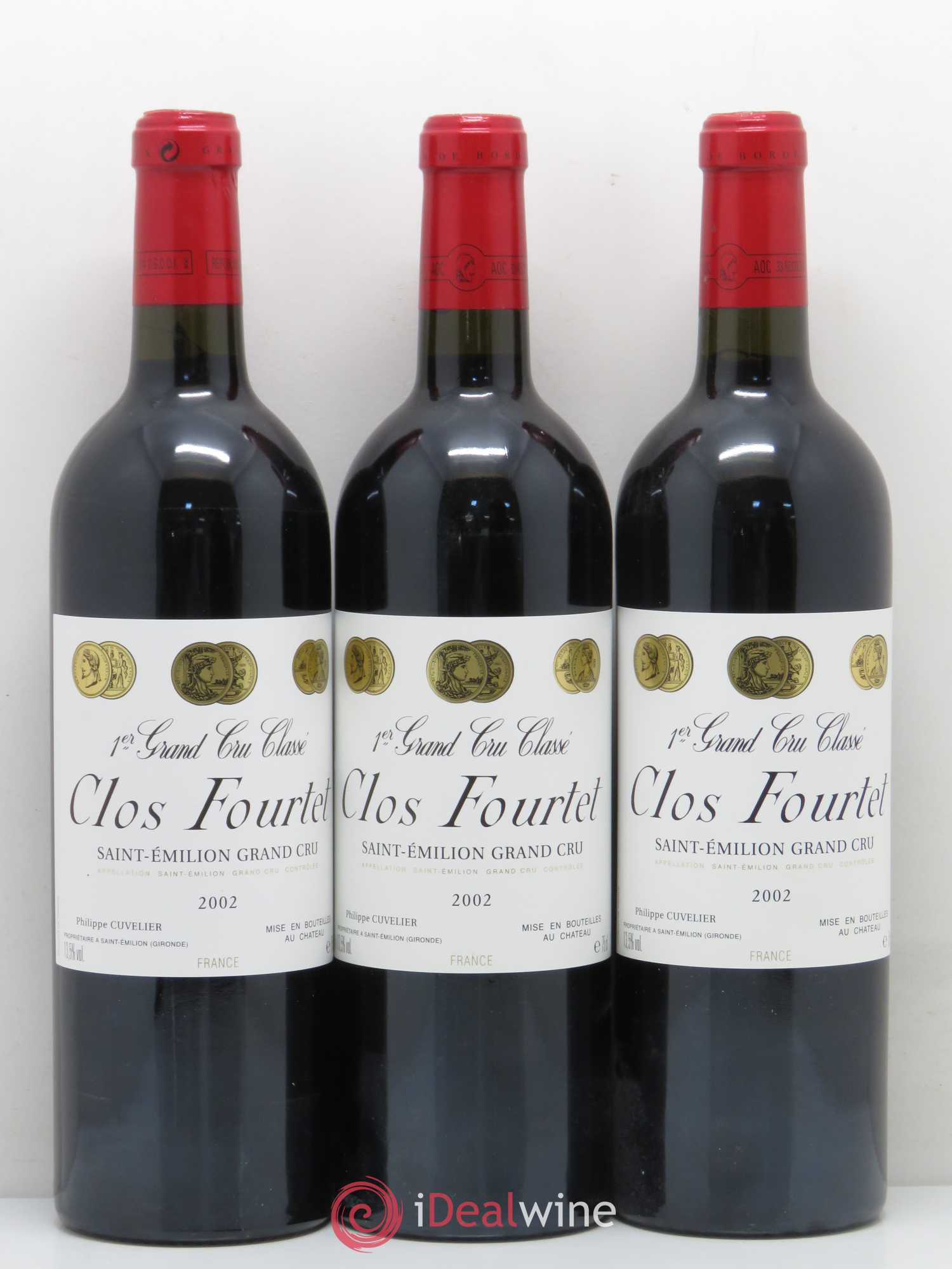 Clos Fourtet 1er Grand Cru Classé B 2002 - Lot de 12 bouteilles - 4