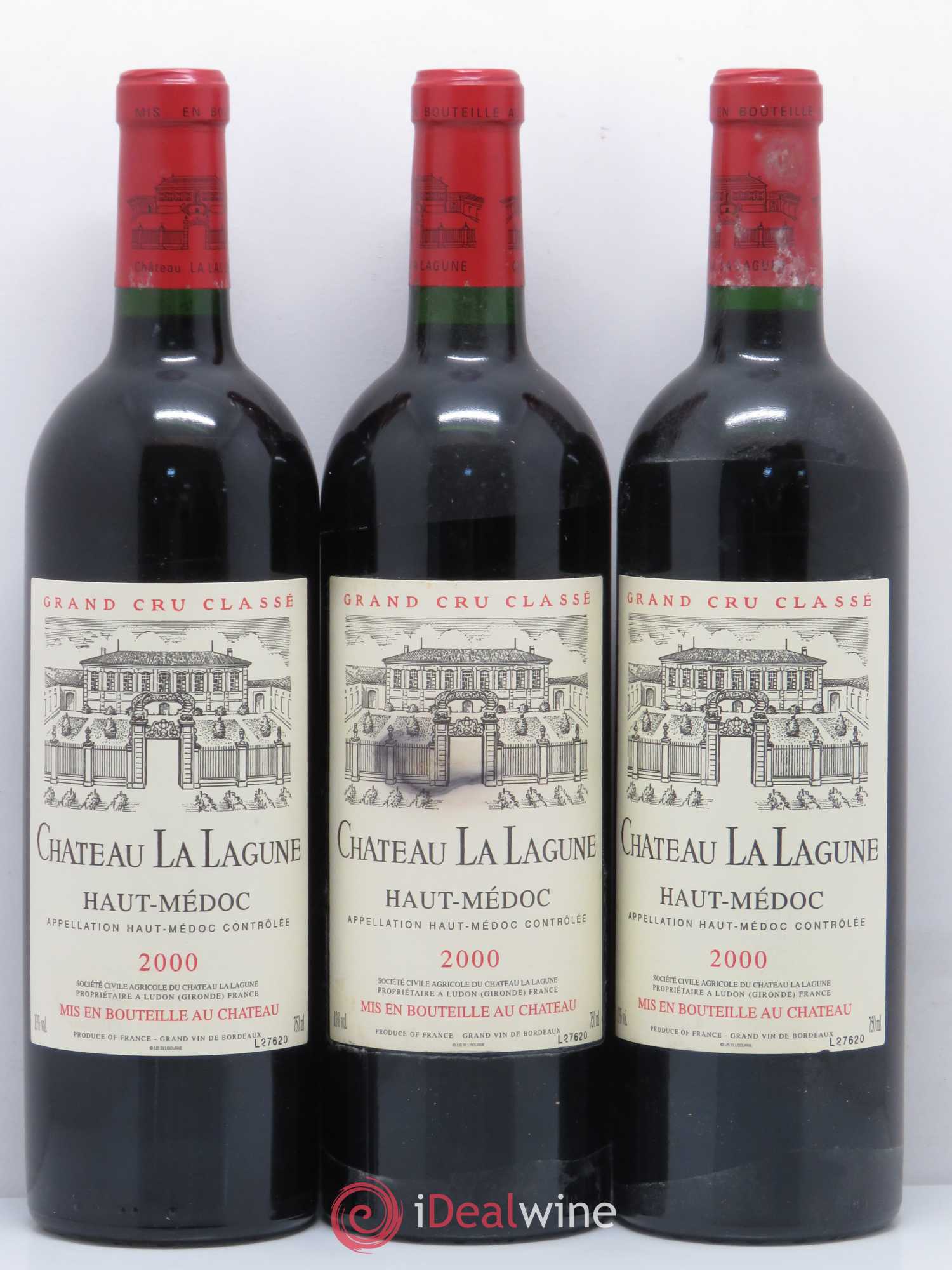 Château la Lagune 3ème Grand Cru Classé 2000 - Lot de 12 bouteilles - 2