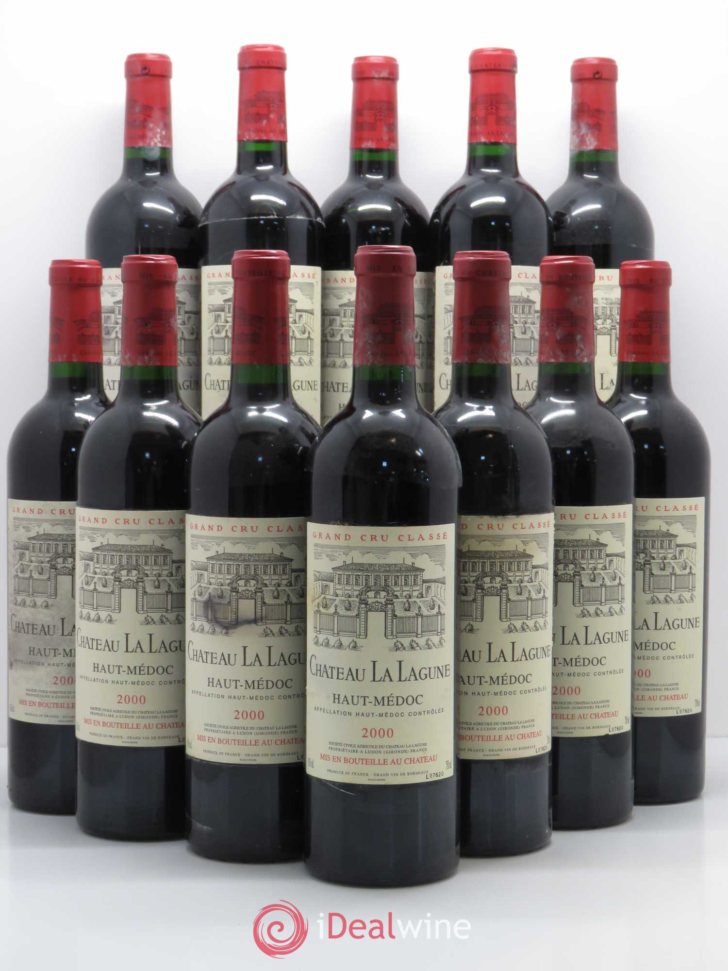 Château la Lagune 3ème Grand Cru Classé 2000 - Lot de 12 bouteilles - 0