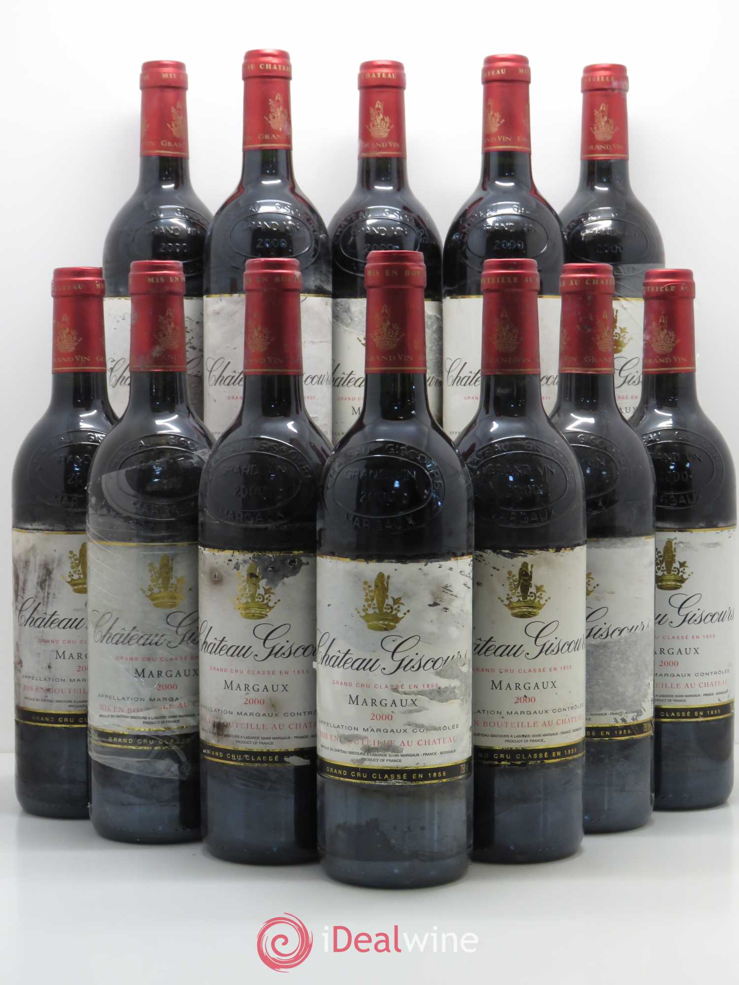 Château Giscours 3ème Grand Cru Classé 2000 - Lot de 12 bouteilles - 0