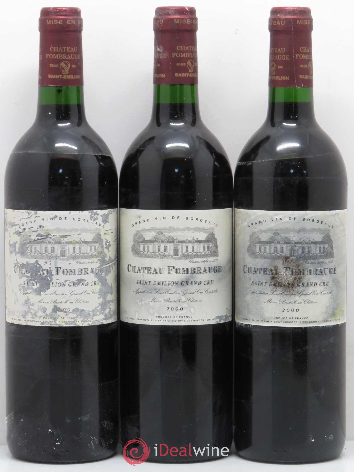 Château Fombrauge Grand Cru Classé 2000 - Lot de 6 bouteilles - 2
