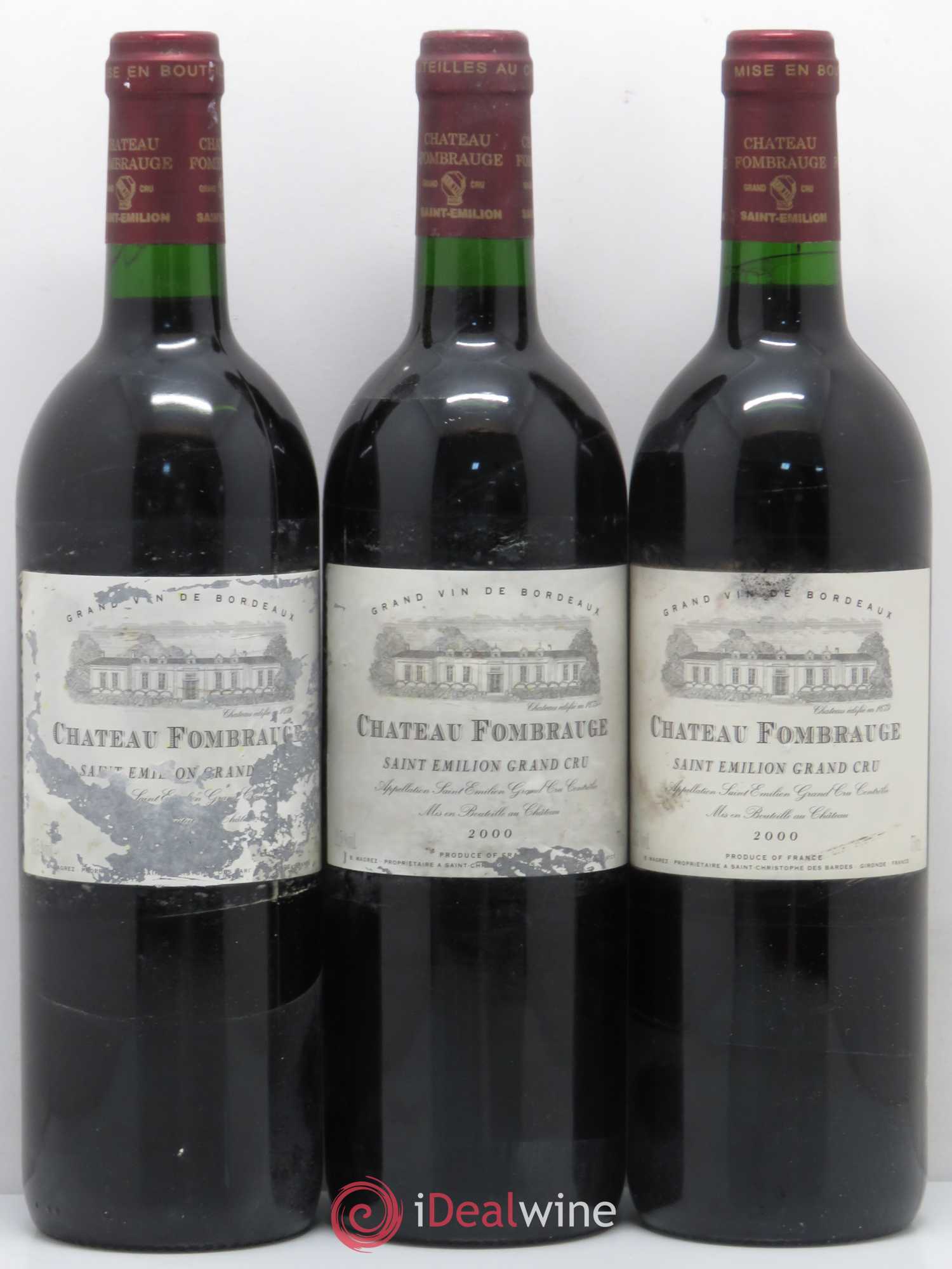 Château Fombrauge Grand Cru Classé 2000 - Lot de 12 bouteilles - 3