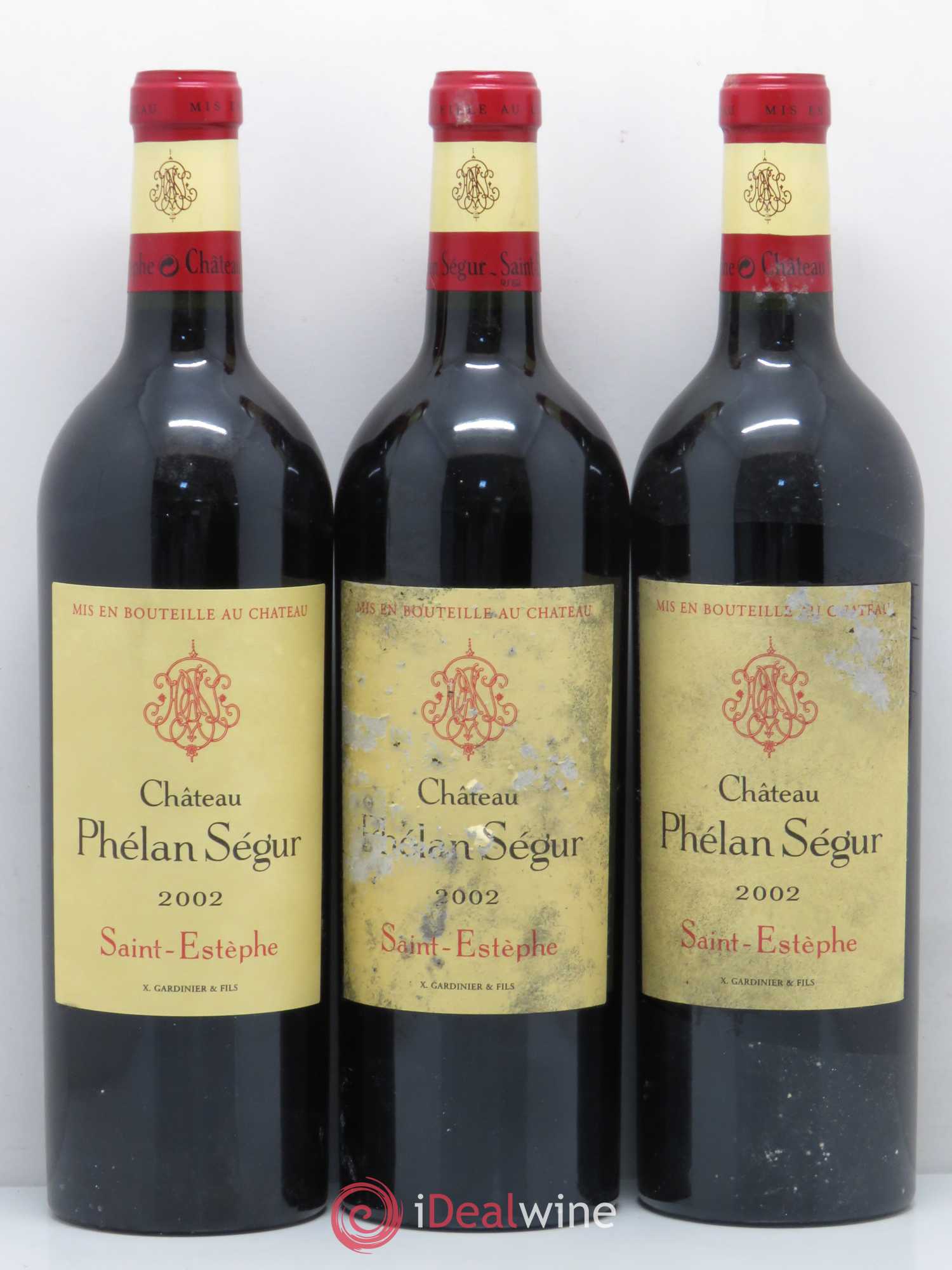 Château Phélan Ségur 2002 - Lot de 12 bouteilles - 2