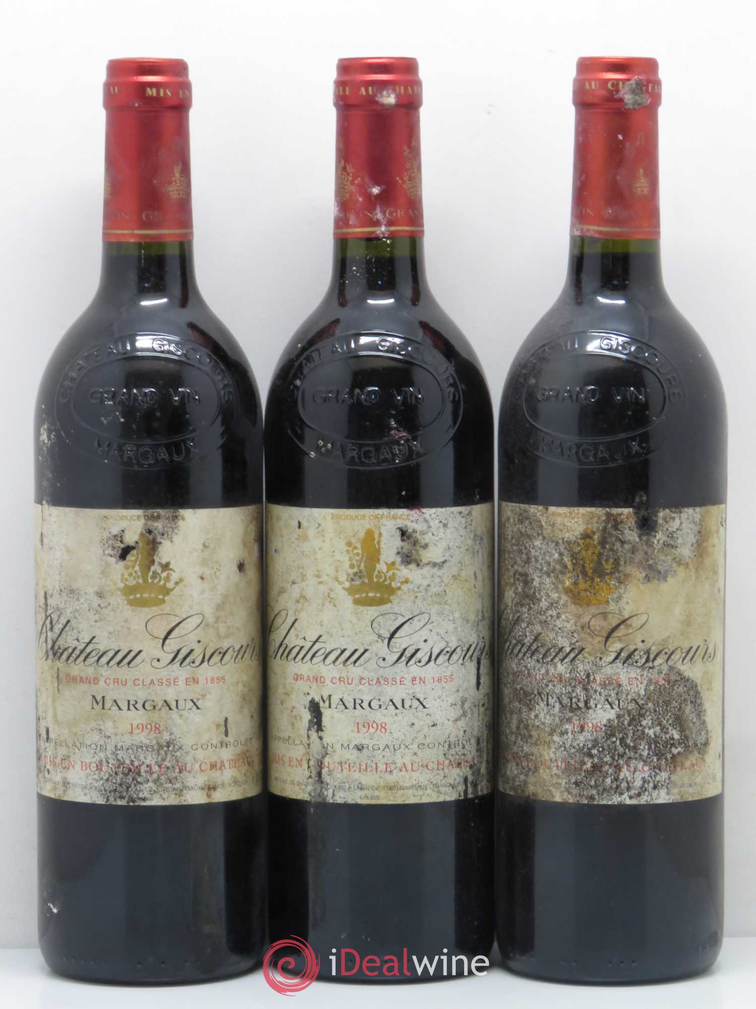 Château Giscours 3ème Grand Cru Classé 1998 - Lot de 12 bouteilles - 3