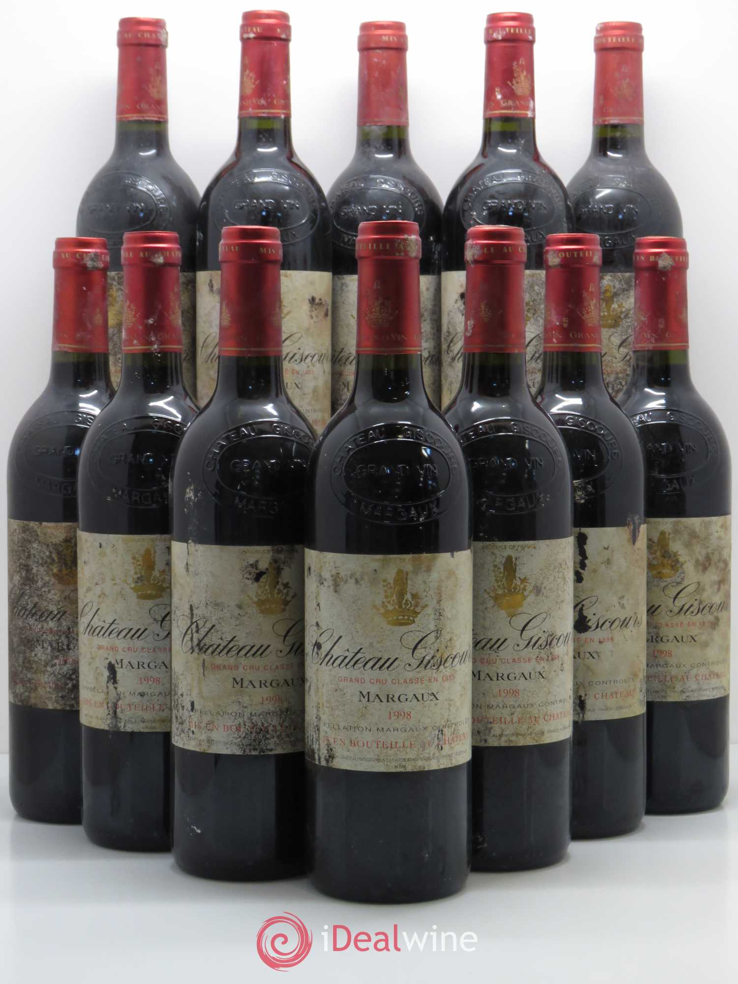 Château Giscours 3ème Grand Cru Classé 1998 - Lot de 12 bouteilles - 0