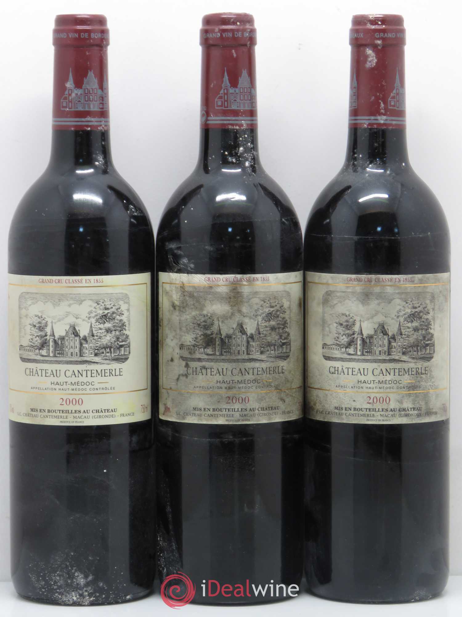 Château Cantemerle 5ème Grand Cru Classé 2000 - Lot de 12 bouteilles - 2