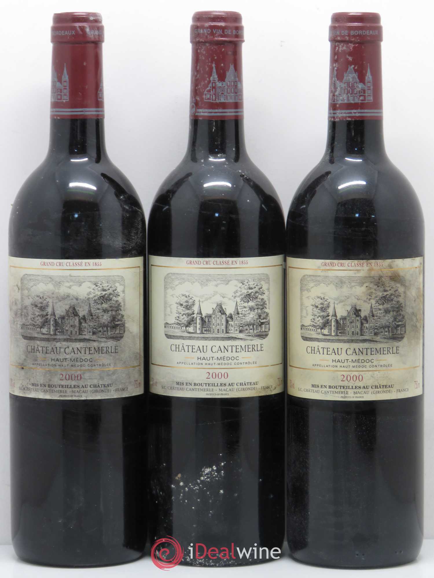 Château Cantemerle 5ème Grand Cru Classé 2000 - Lot de 12 bouteilles - 3