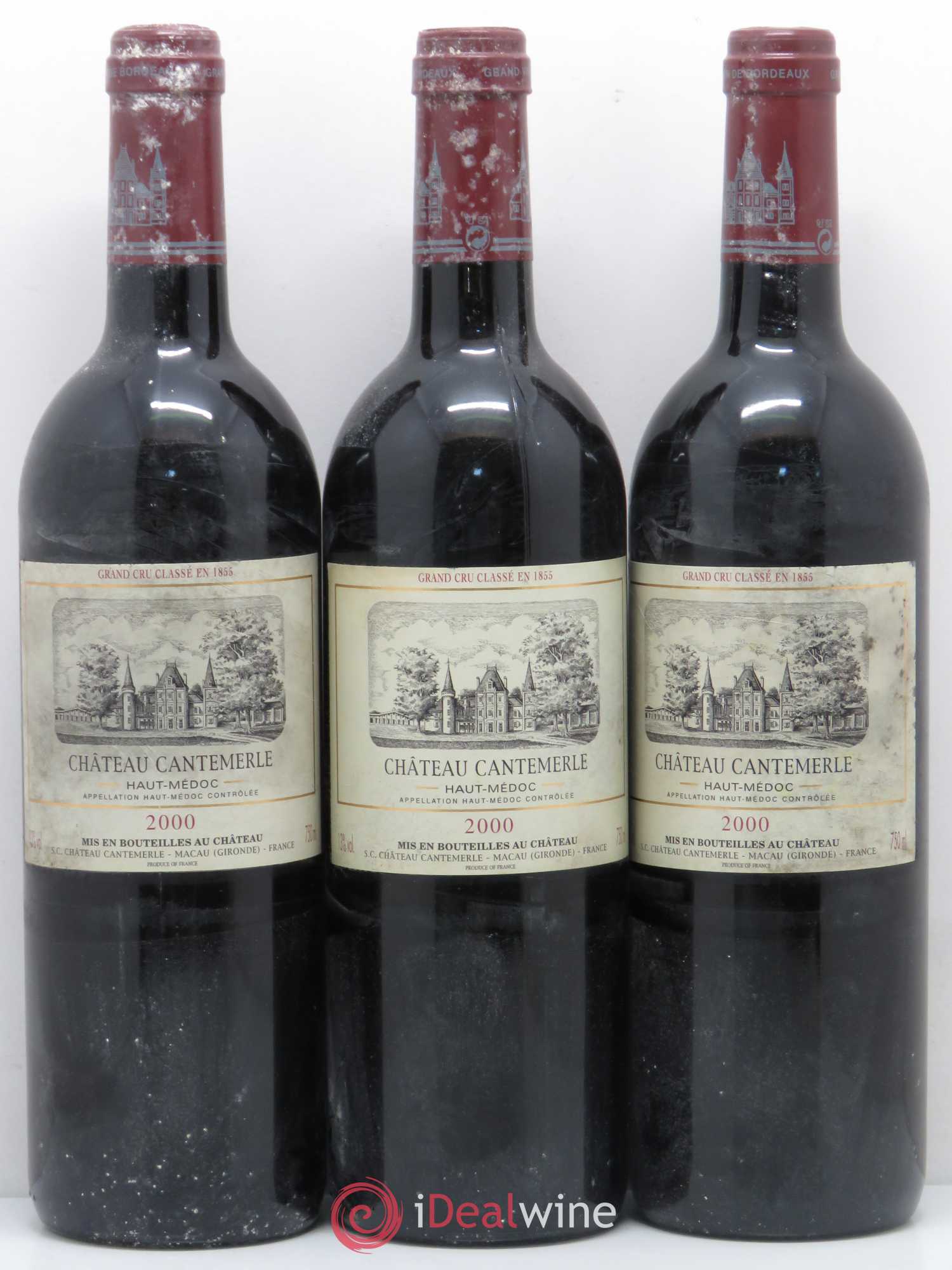 Château Cantemerle 5ème Grand Cru Classé 2000 - Lot de 12 bouteilles - 4