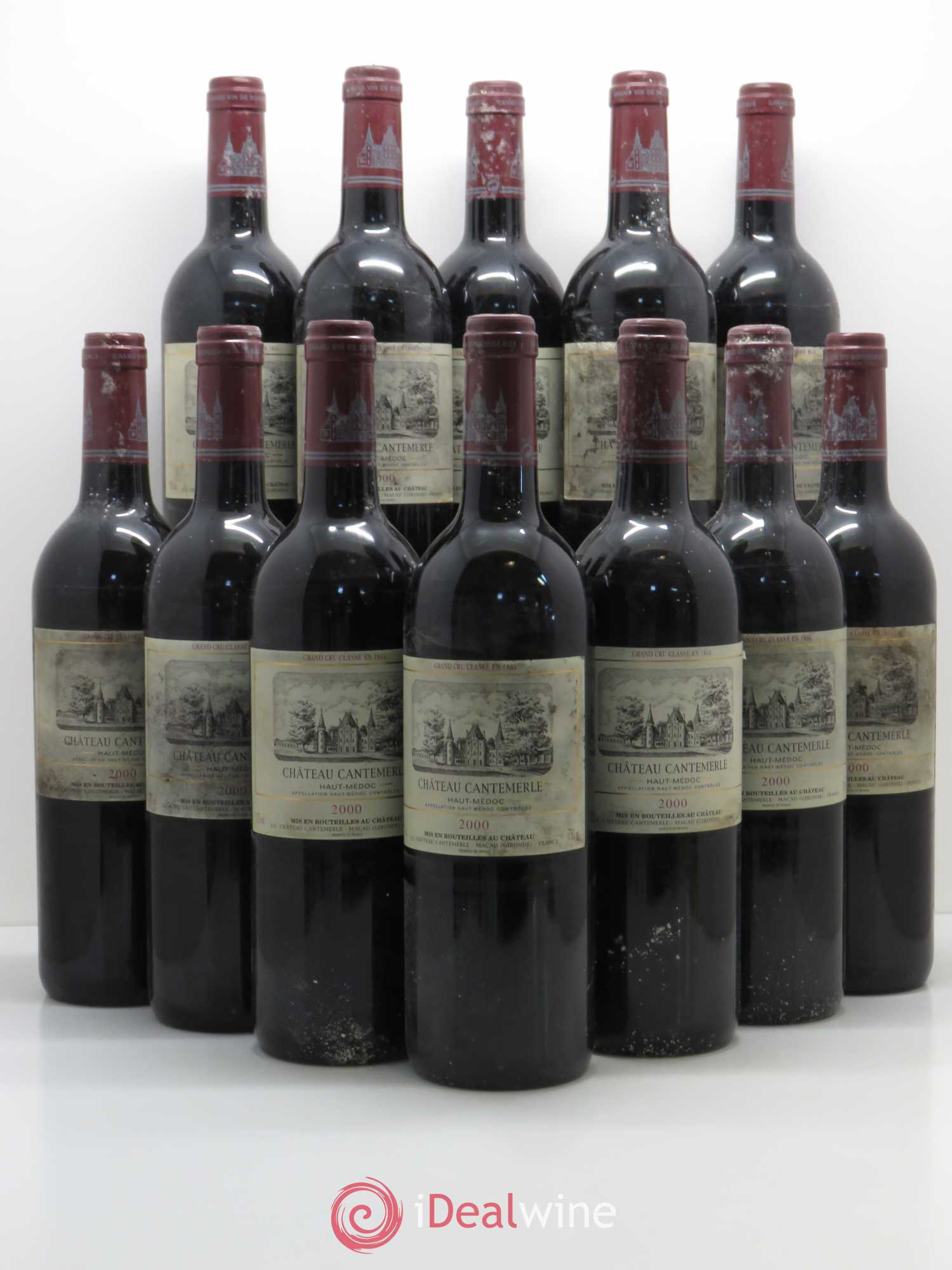 Château Cantemerle 5ème Grand Cru Classé 2000 - Lot de 12 bouteilles - 0