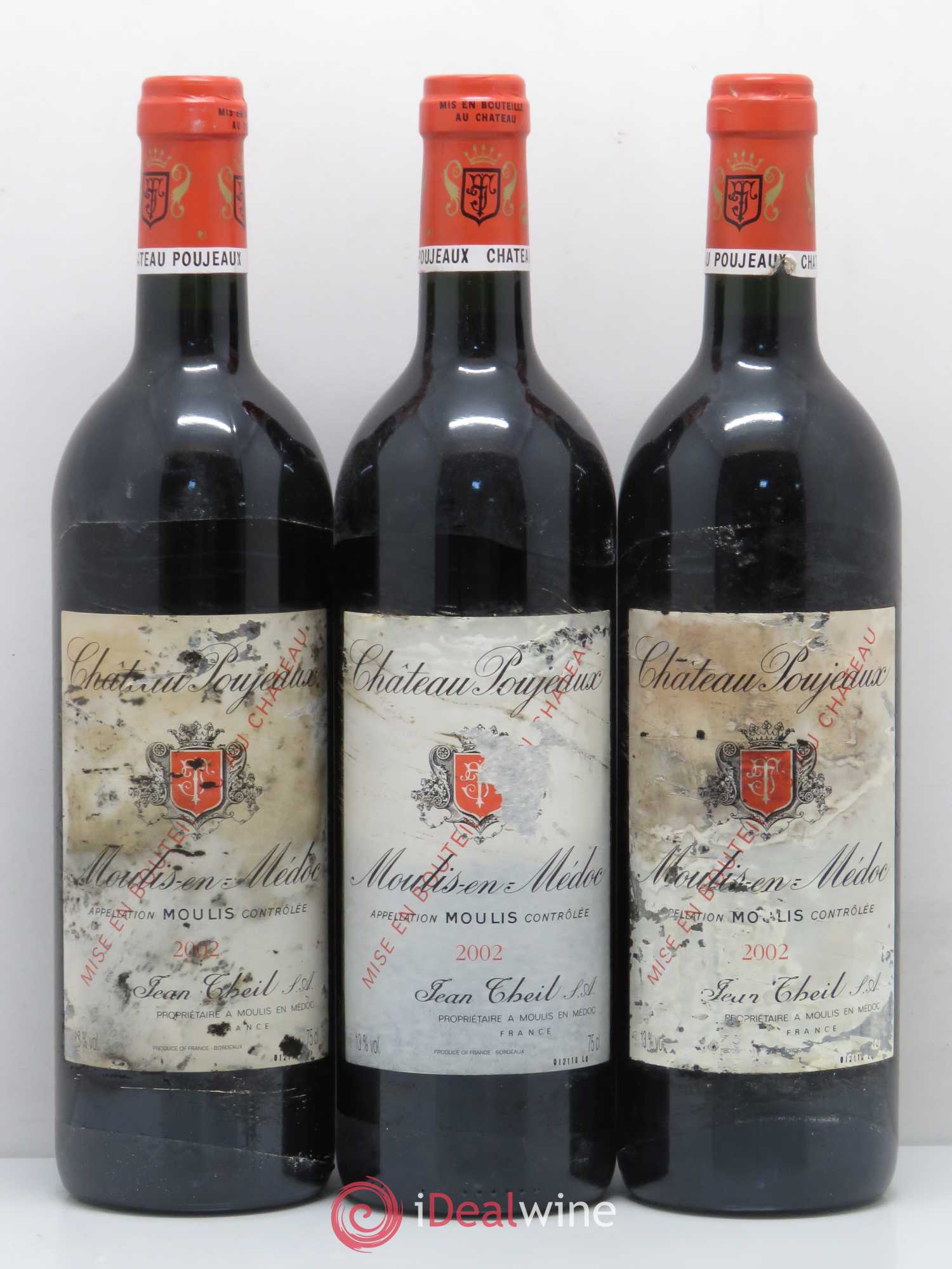Château Poujeaux 2002 - Lot de 12 bouteilles - 2