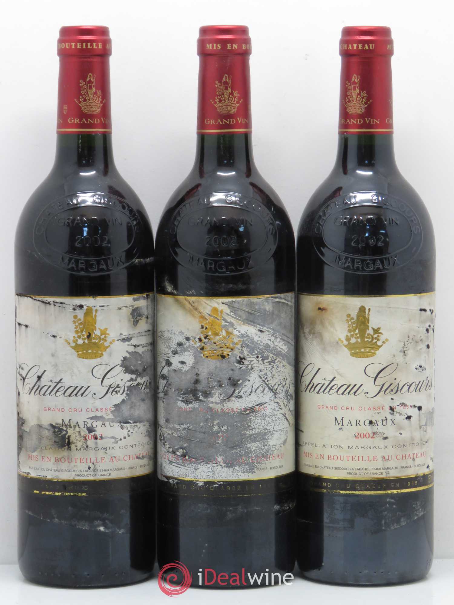 Château Giscours 3ème Grand Cru Classé 2002 - Lot de 12 bouteilles - 1