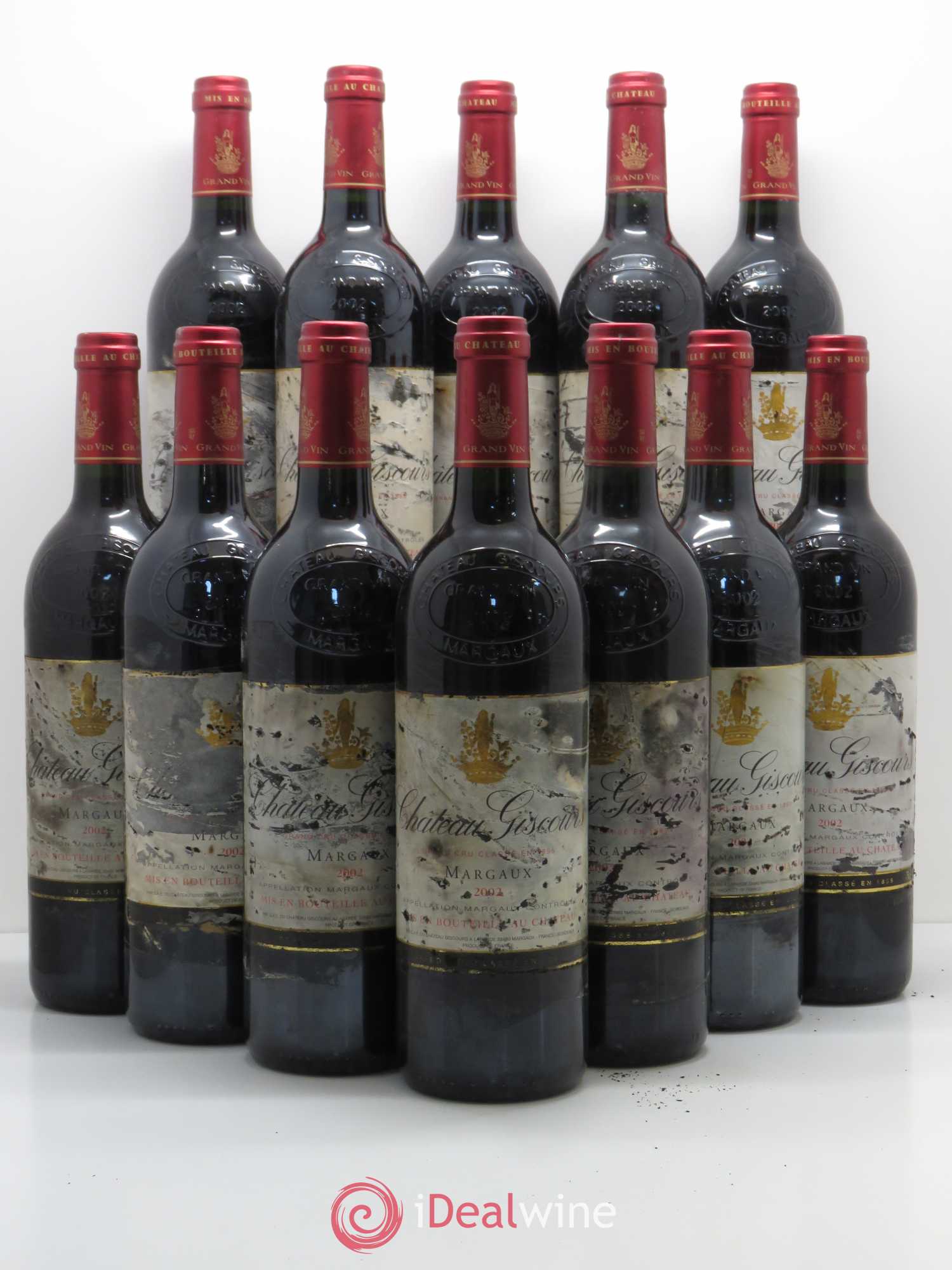 Château Giscours 3ème Grand Cru Classé 2002 - Lot de 12 bouteilles - 0