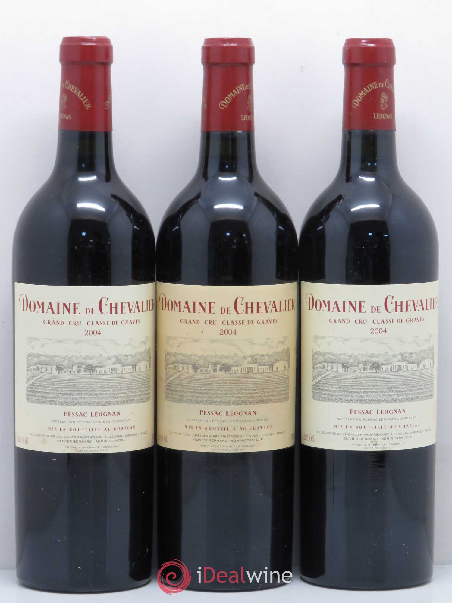 Domaine de Chevalier Cru Classé de Graves 2004 - Lot de 12 bouteilles - 1
