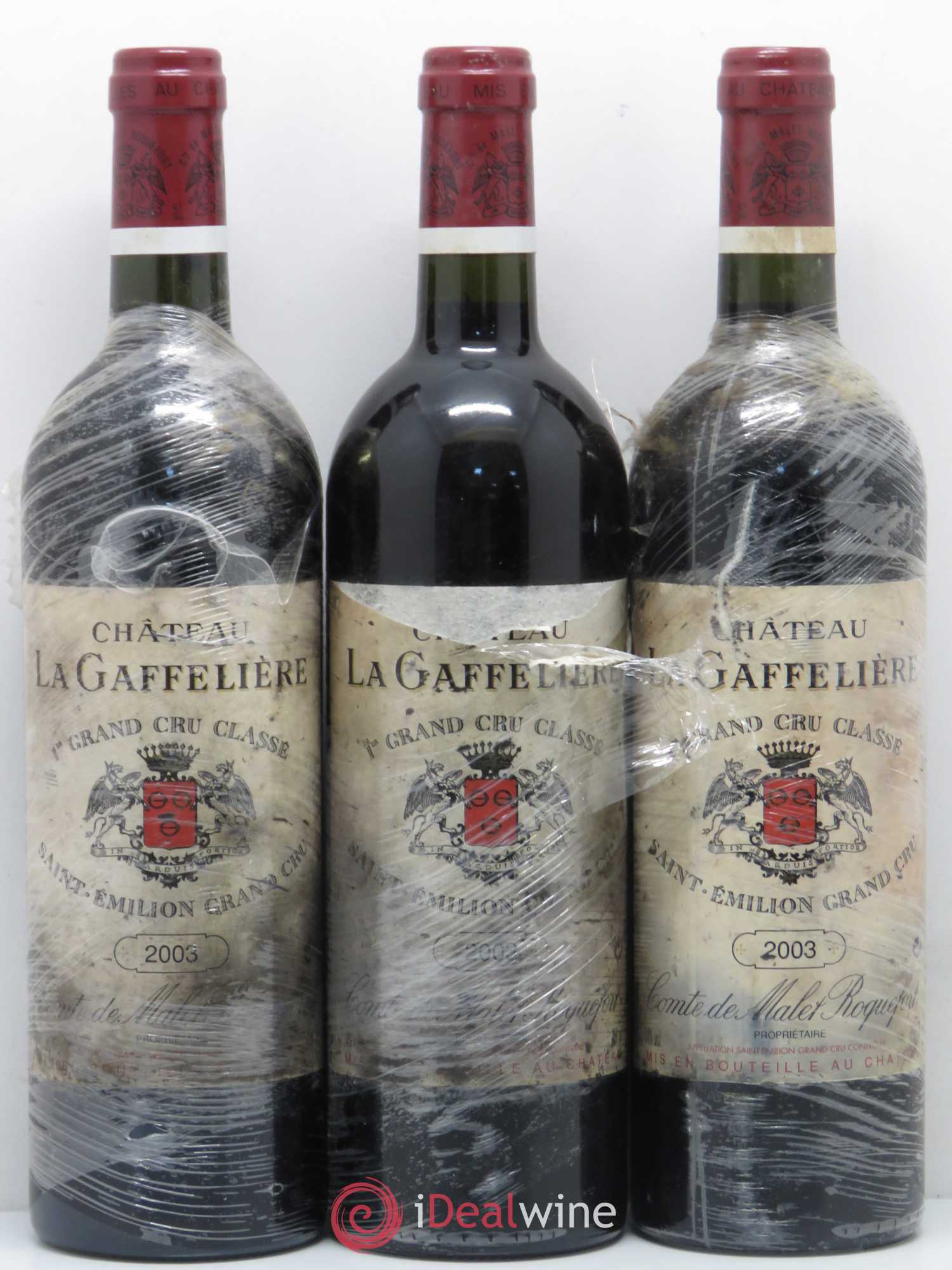 Château la Gaffelière 1er Grand Cru Classé B 2003 - Lot de 12 bouteilles - 1
