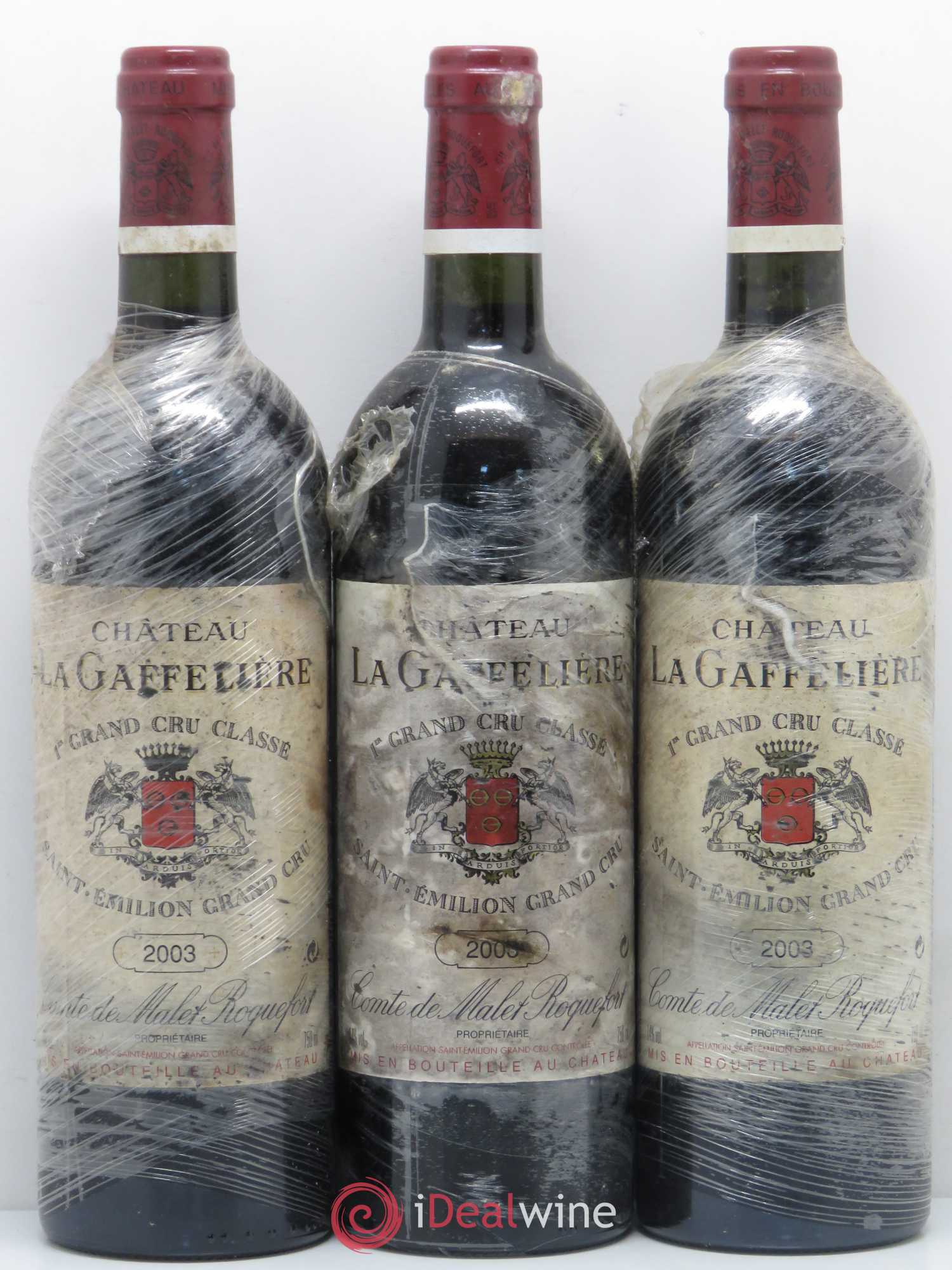 Château la Gaffelière 1er Grand Cru Classé B 2003 - Lot de 12 bouteilles - 3
