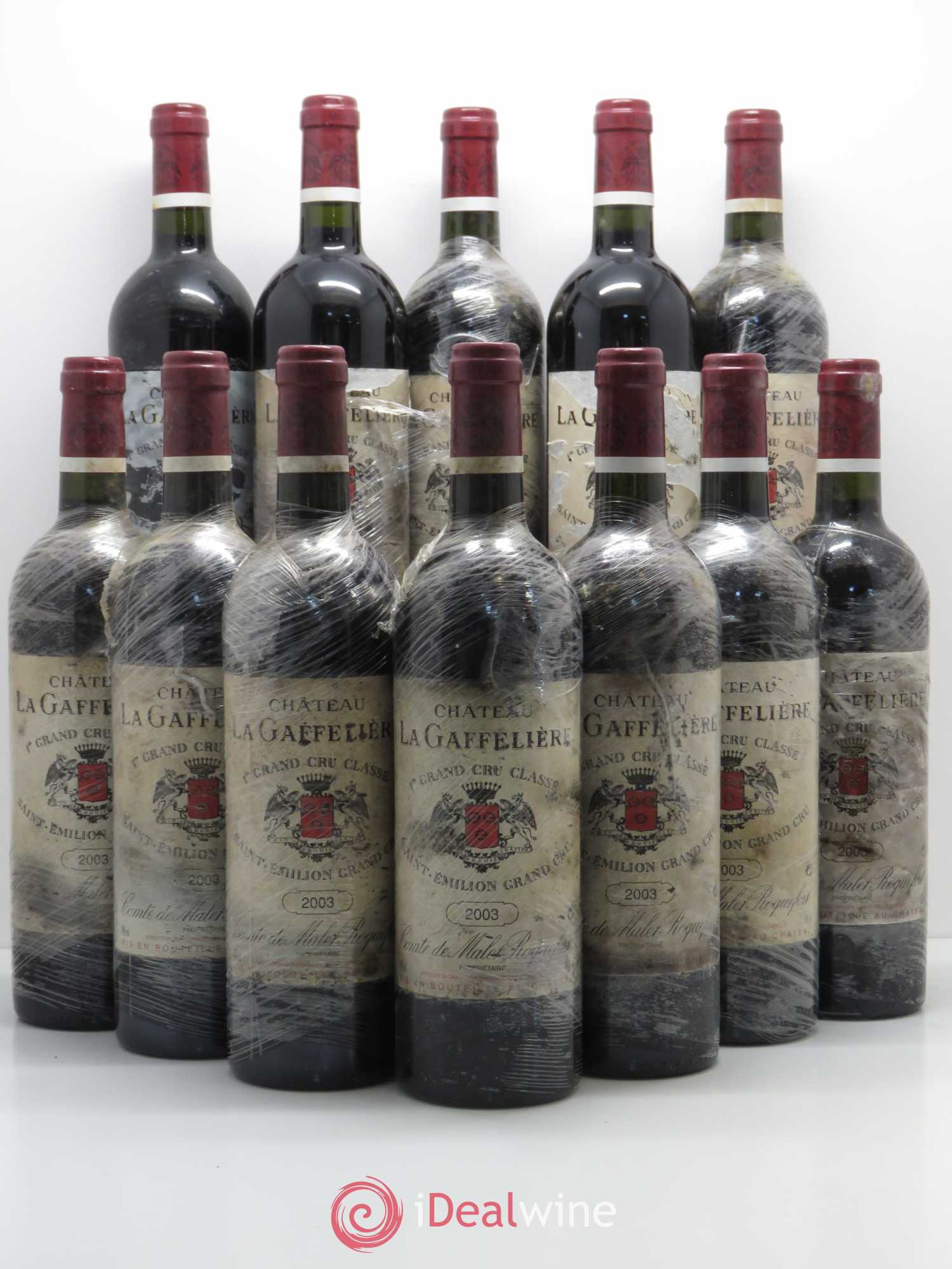 Château la Gaffelière 1er Grand Cru Classé B 2003 - Lot de 12 bouteilles - 0