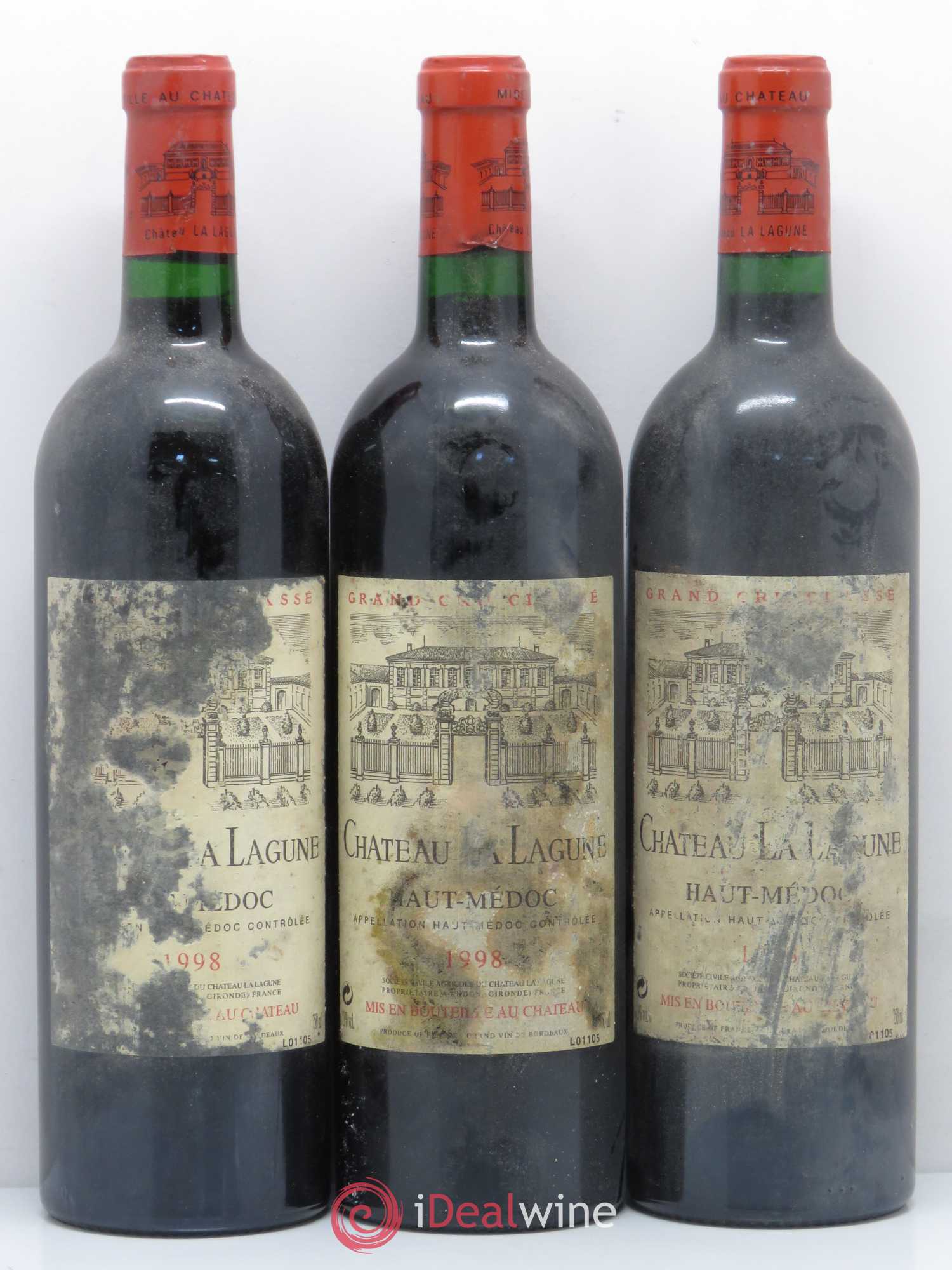 Château la Lagune 3ème Grand Cru Classé 1998 - Lot de 12 bouteilles - 1