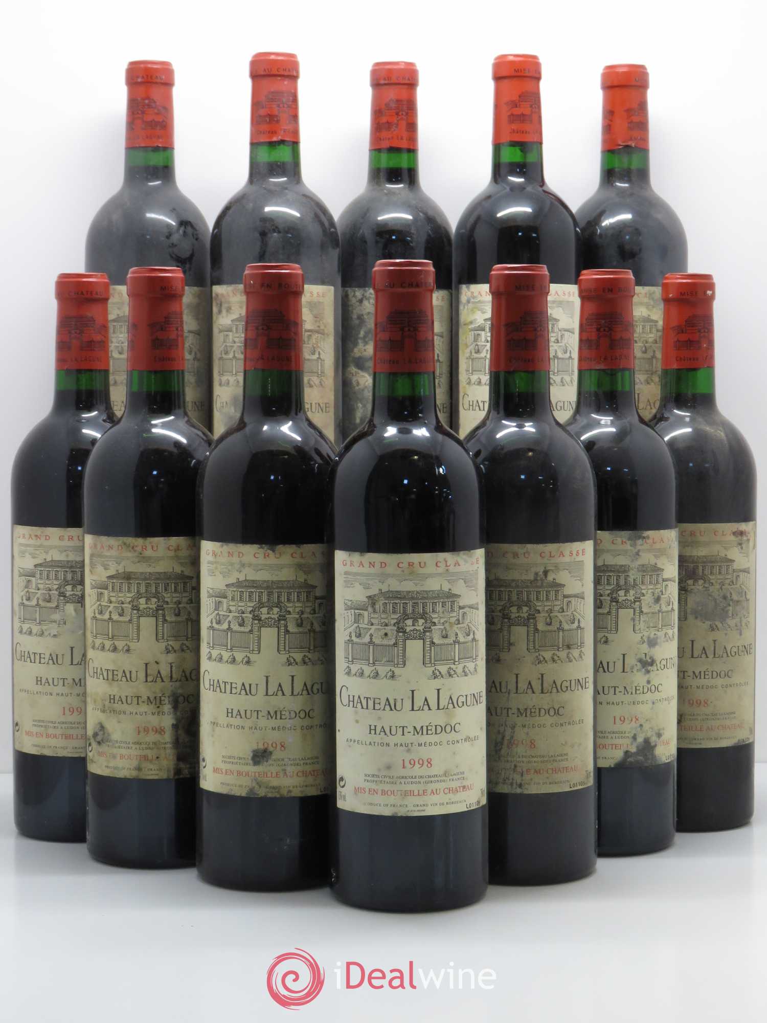 Château la Lagune 3ème Grand Cru Classé 1998 - Lot de 12 bouteilles - 0