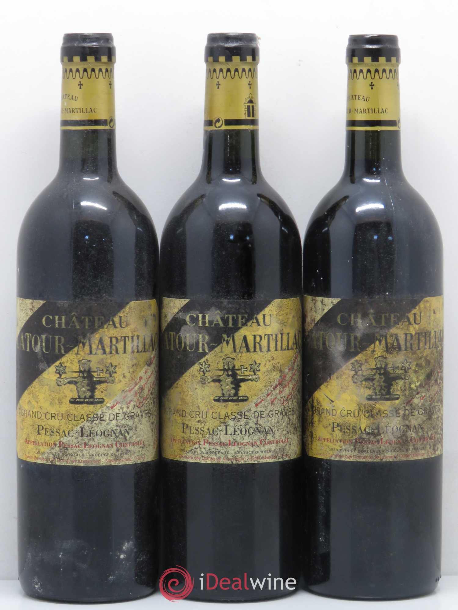 Château Latour-Martillac Cru Classé de Graves 1999 - Lot de 12 bouteilles - 1
