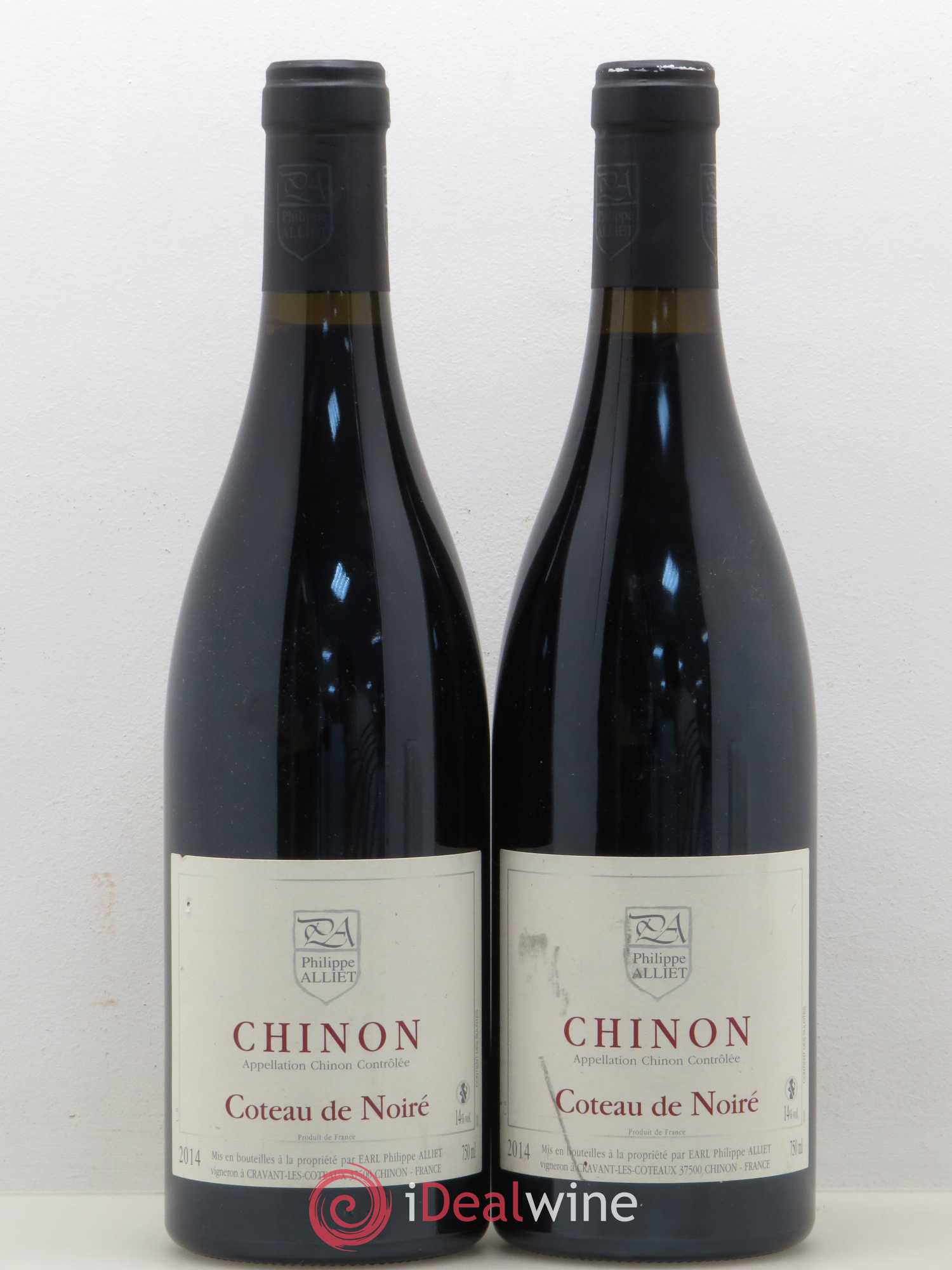 Chinon Coteau de Noire Philippe Alliet 2014 - Posten von 2 Flaschen - 0