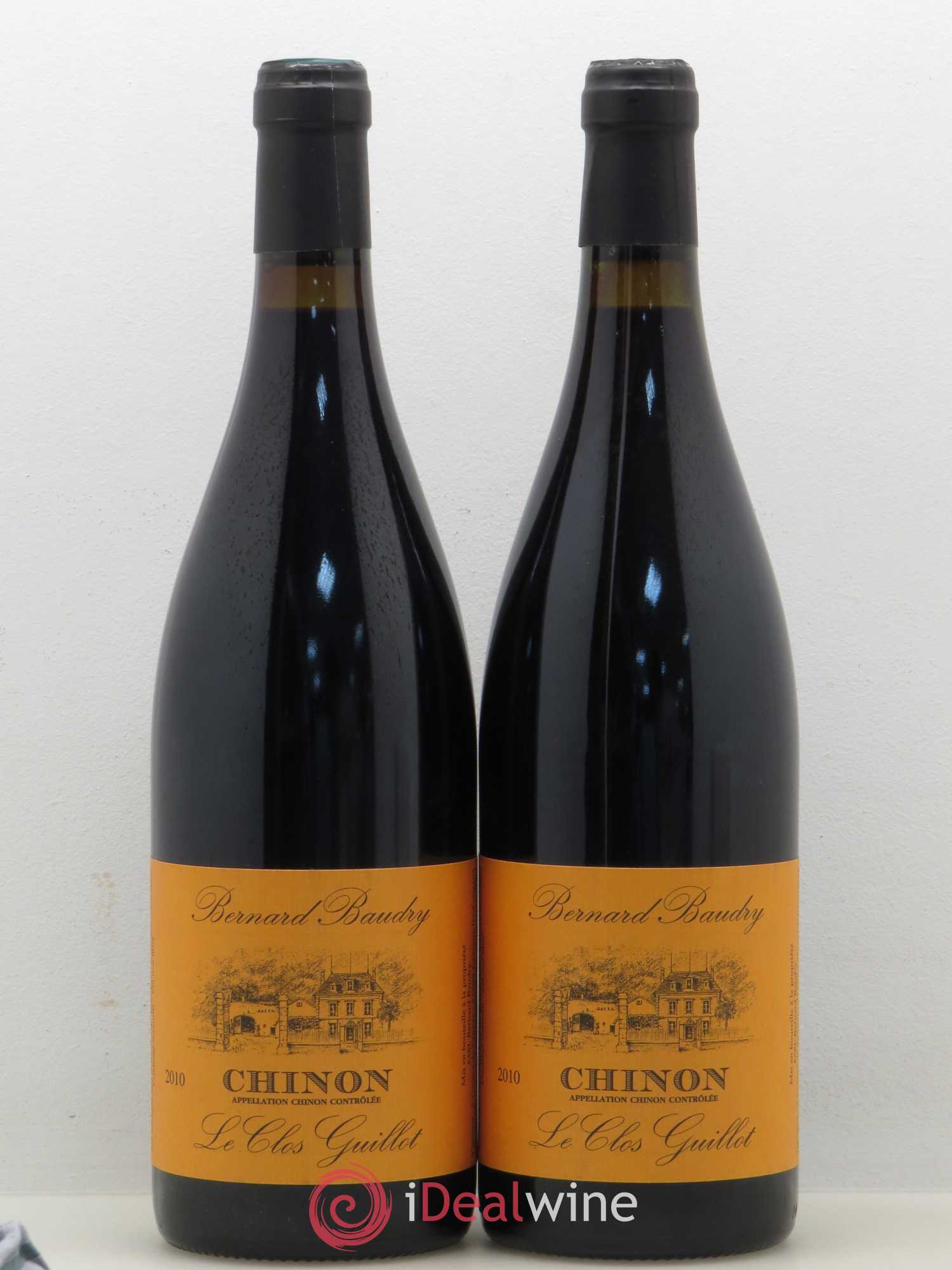 Chinon Le Clos Guillot Bernard Baudry 2010 - Lot de 2 bouteilles - 0