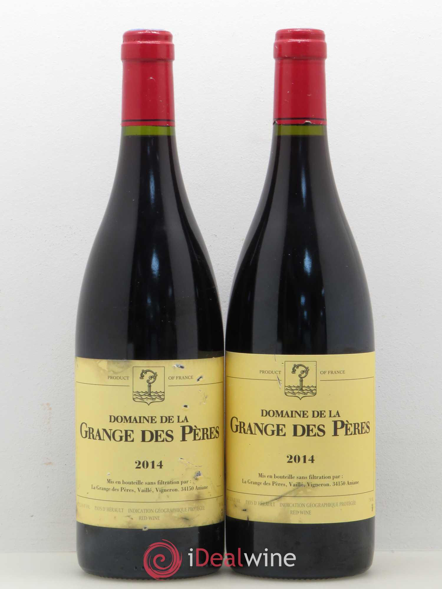 Pays d'Hérault Grange des Pères Laurent Vaillé 2014 - Lot de 2 bouteilles - 0