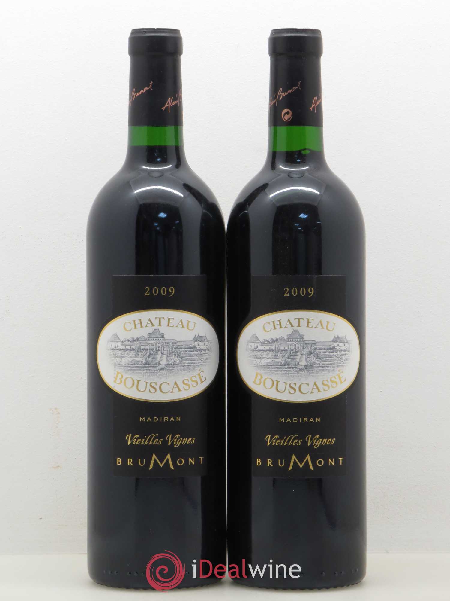 Madiran Vieilles Vignes Château Bouscassé - Alain Brumont 2009 - Lot de 2 bouteilles - 0
