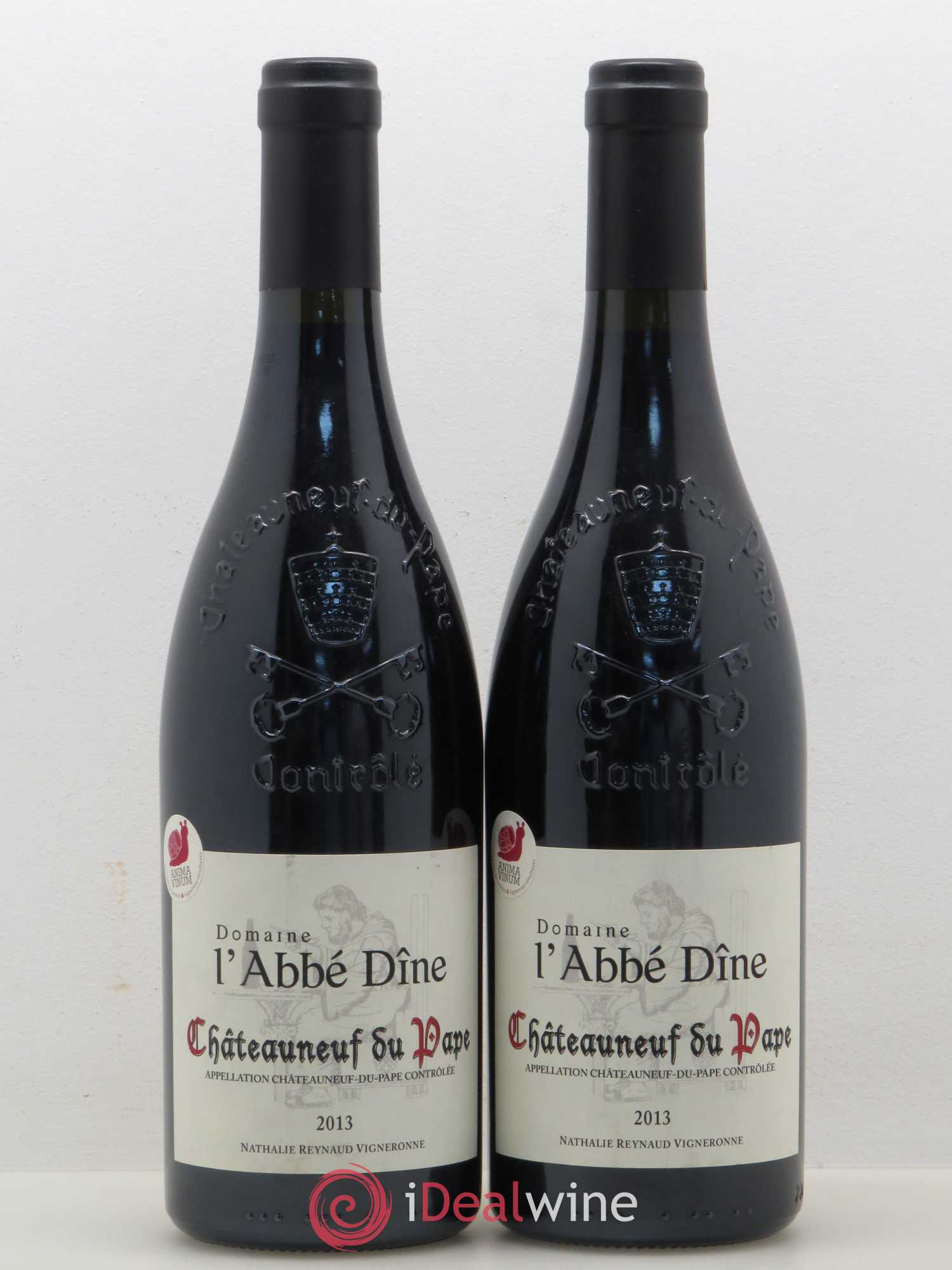 Châteauneuf-du-Pape L'Abbe Dine 2013 - Posten von 2 Flaschen - 0
