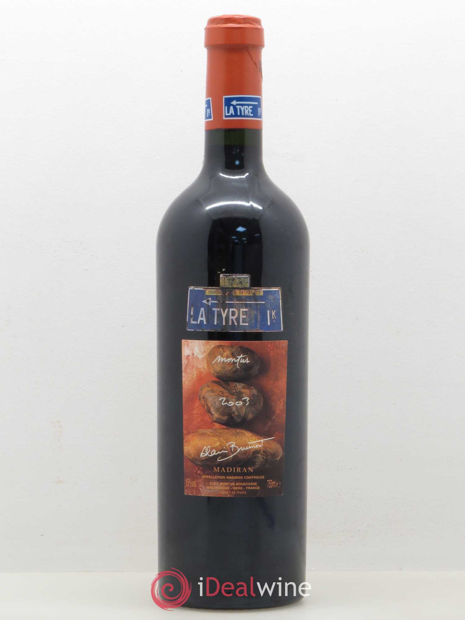 Madiran Château Montus-La Tyre Alain Brumont 2003 - Lot de 1 bouteille - 0
