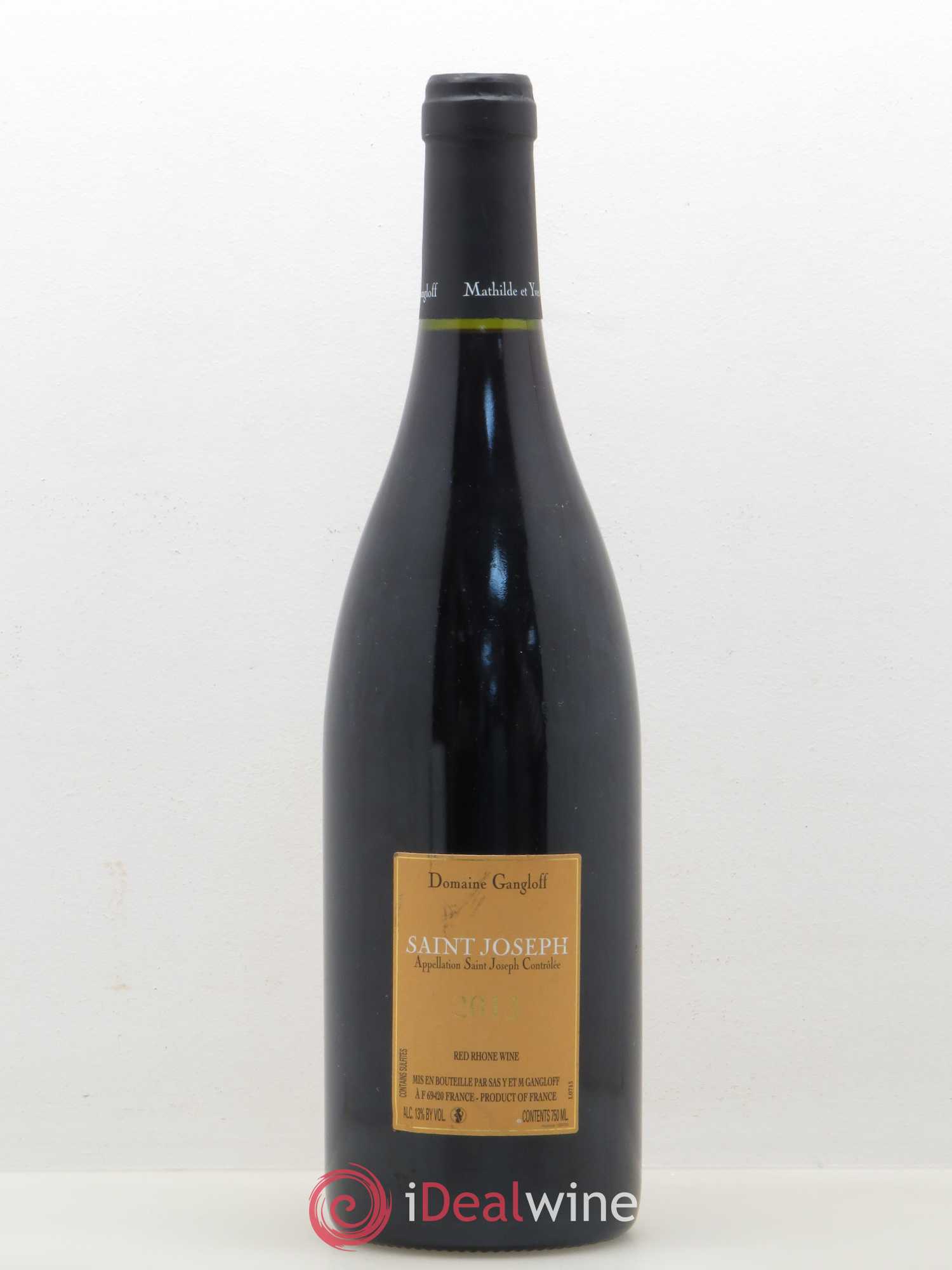 Saint-Joseph Gangloff (Domaine) 2013 - Lot de 1 bouteille - 1