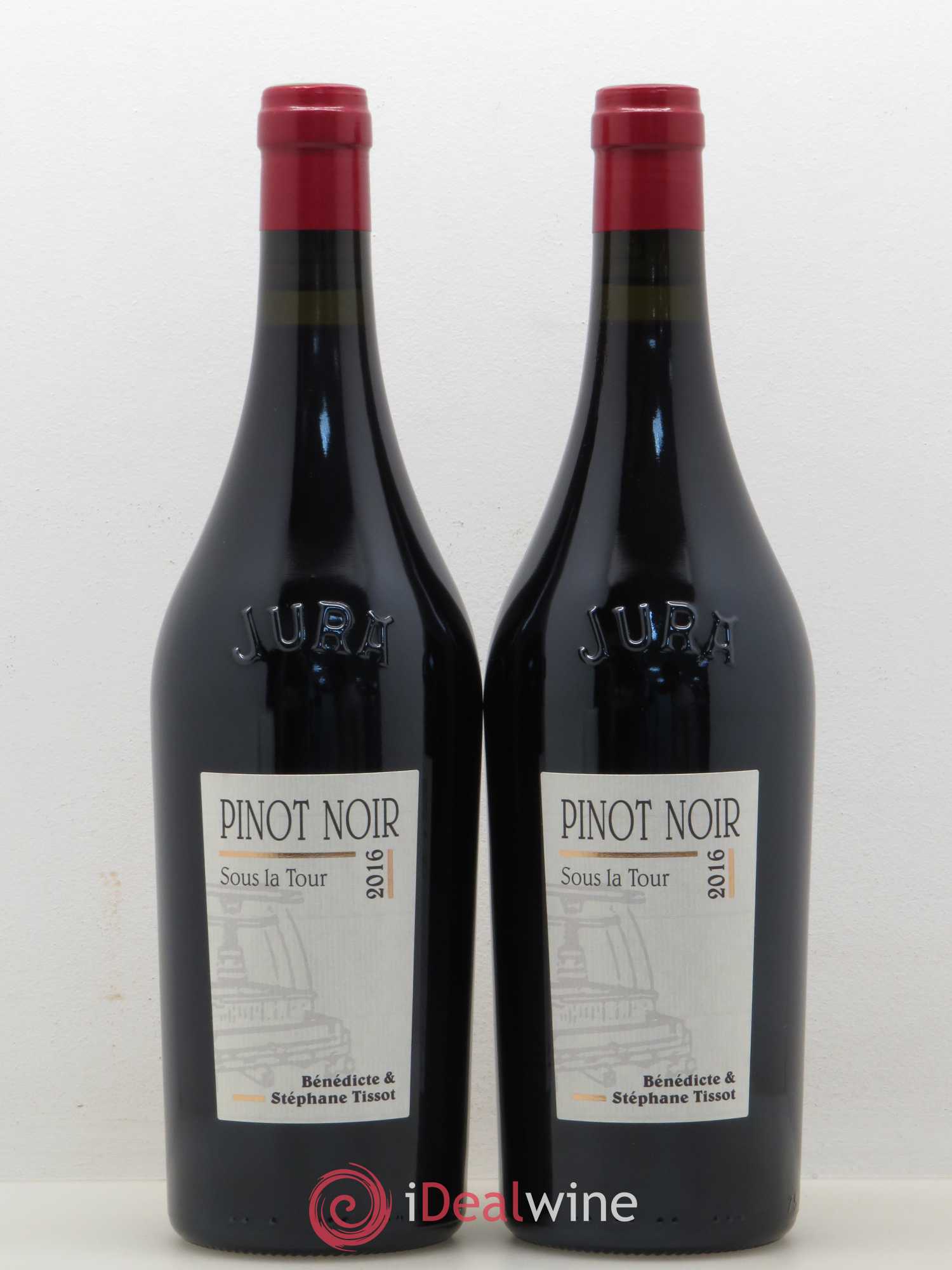 Arbois Sous la Tour Pinot Noir Bénédicte et Stéphane Tissot 2016 - Lot de 2 bouteilles - 0