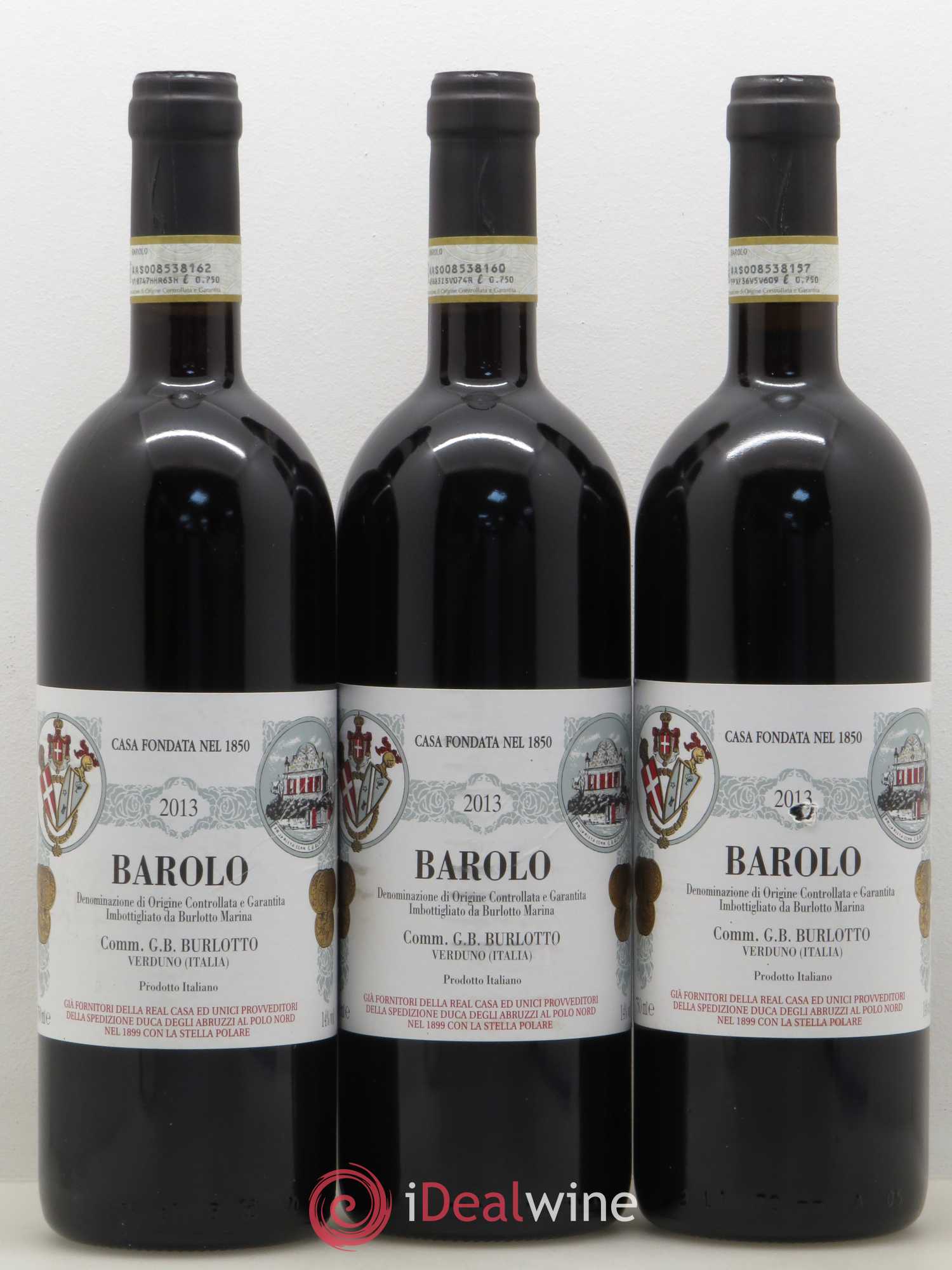 Barolo Comm. G.B. Burlotto 2013 - Posten von 3 Flaschen - 0