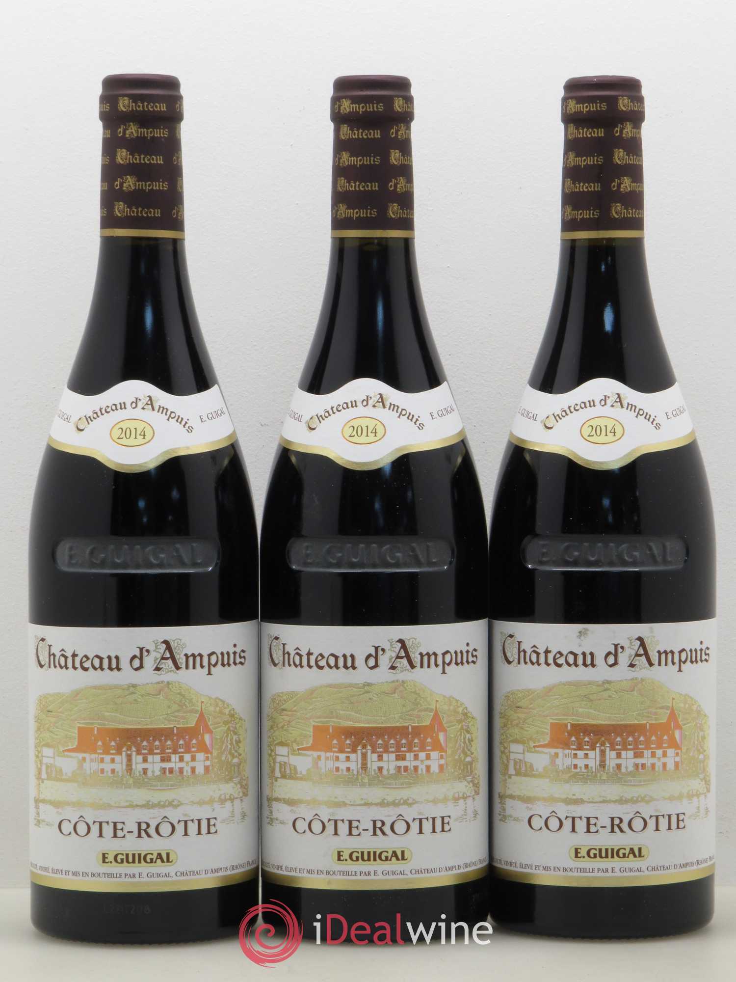 Côte-Rôtie Château d'Ampuis Guigal 2014 - Lot de 3 bouteilles - 0