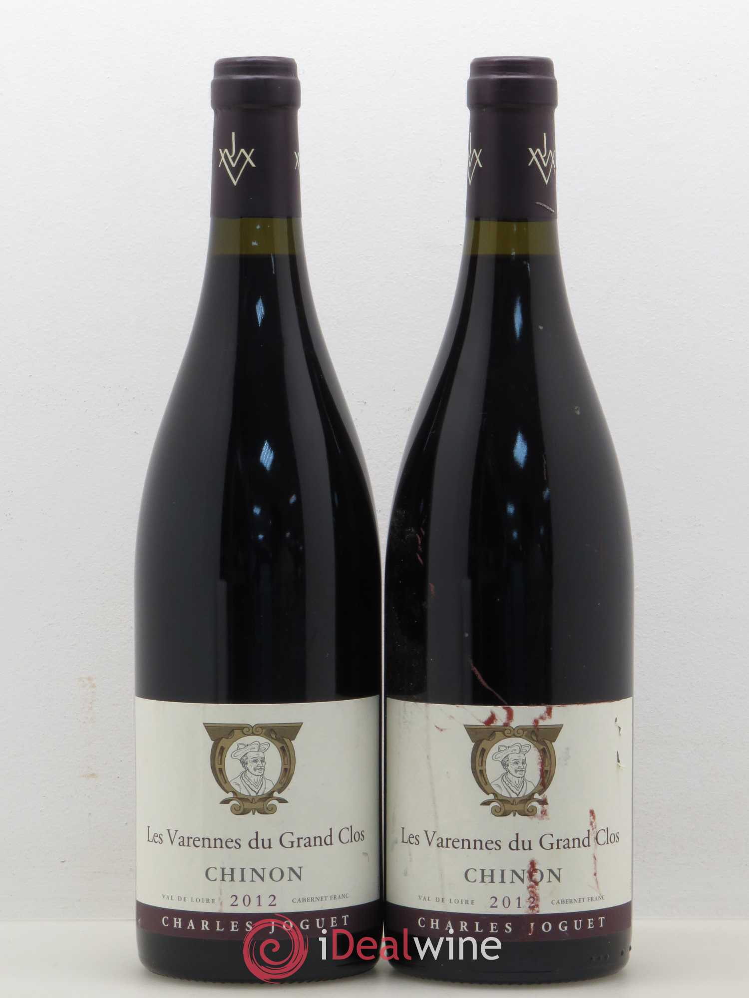Chinon Les Varennes du Grand Clos Charles Joguet 2012 - Lotto di 2 bottiglie - 0