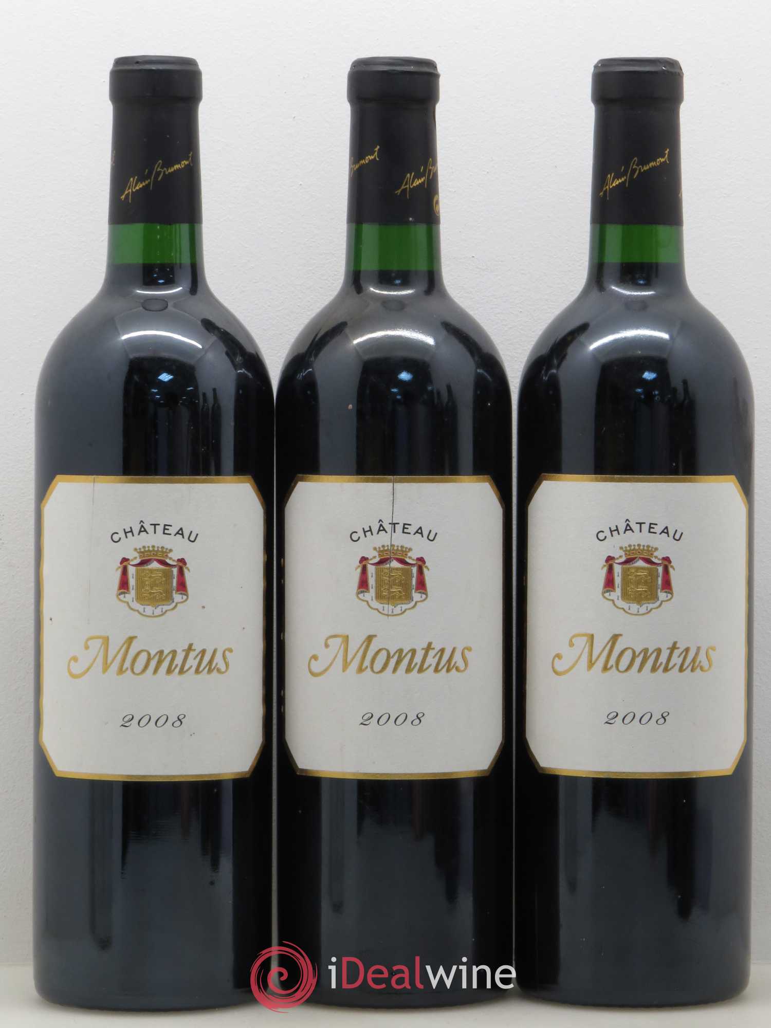 Madiran Château Montus Alain Brumont 2008 - Lot de 5 bouteilles - 1