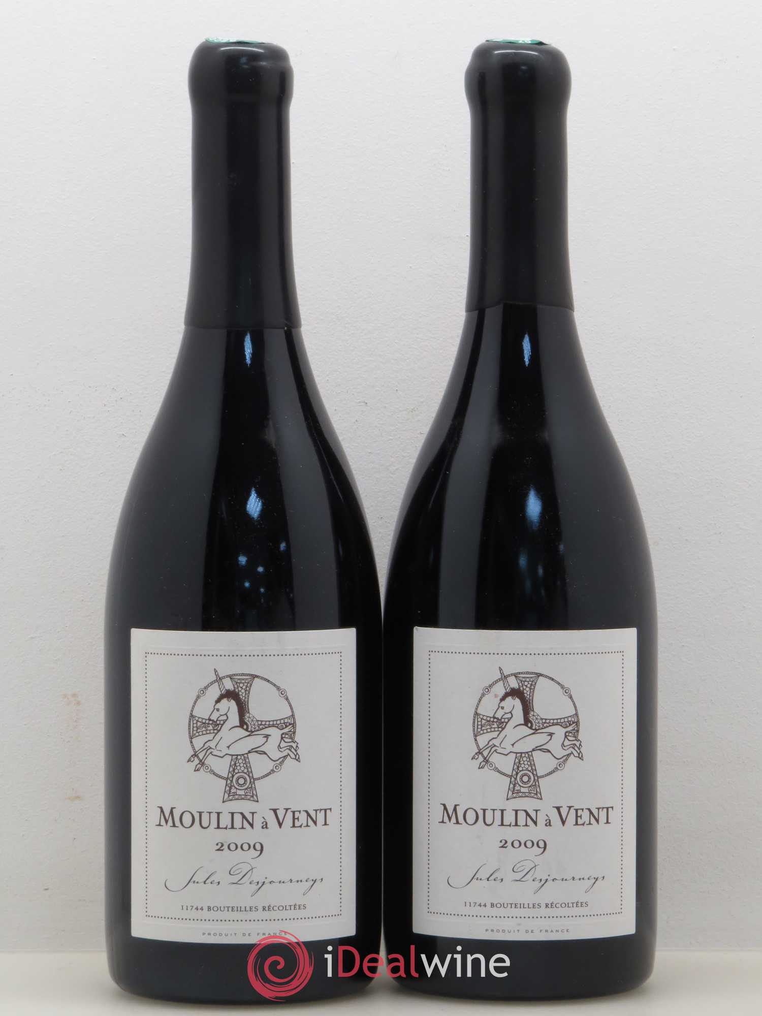 Moulin-à-Vent Domaine Jules Desjourneys 2009 - Posten von 2 Flaschen - 0