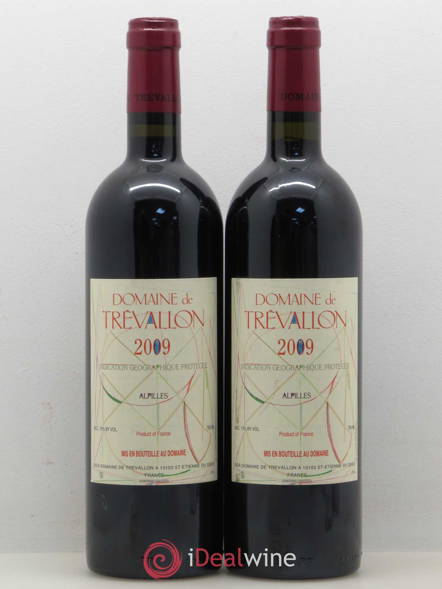 Alpilles Trévallon (Domaine de) Eloi Dürrbach 2009 - Lot de 2 bouteilles - 0