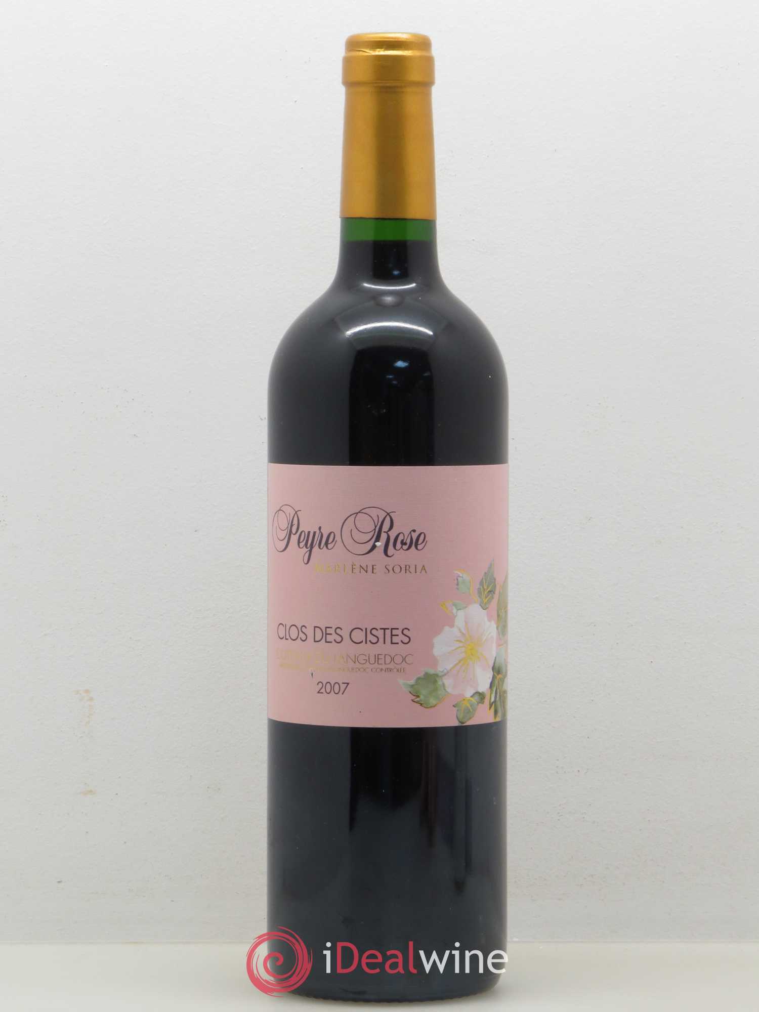 Vin de France (anciennement Coteaux du Languedoc) Domaine Peyre Rose Les Cistes Marlène Soria 2007 - Lot de 1 bouteille - 0