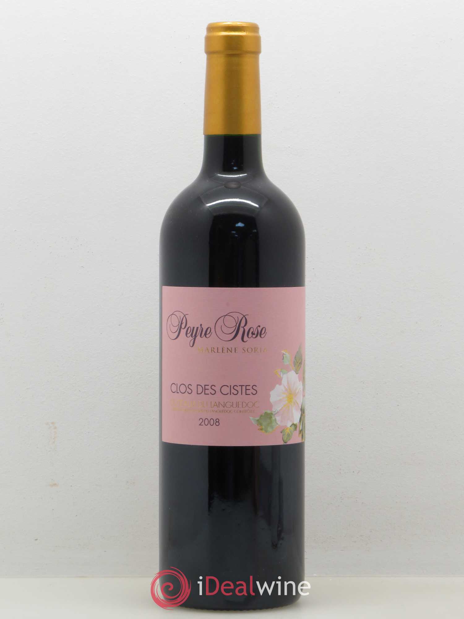 Vin de France (anciennement Coteaux du Languedoc) Domaine Peyre Rose Les Cistes Marlène Soria 2008 - Lot de 1 bouteille - 0