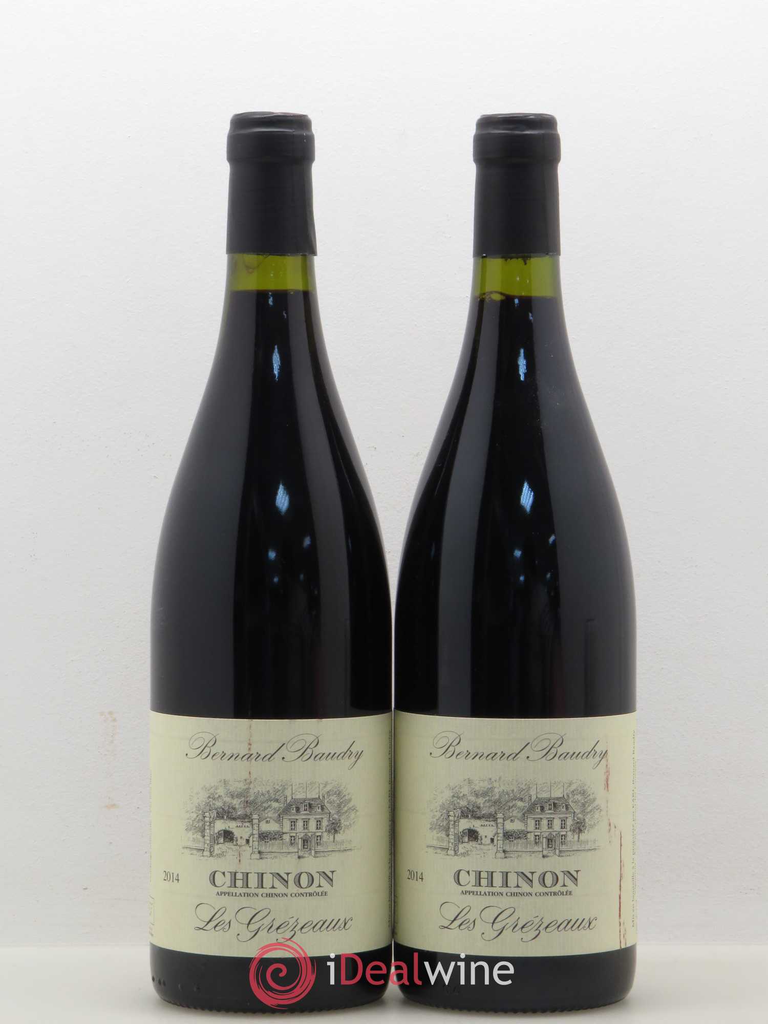 Chinon Les Grézeaux Bernard Baudry 2014 - Lot de 2 bouteilles - 0