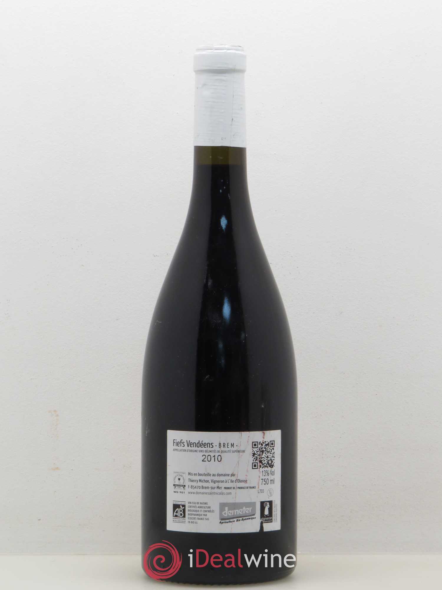 Divers Fiefs Vendéens Cuvée Jacques Domaine Saint-Nicolas 2010 - Posten von 1 Flasche - 1