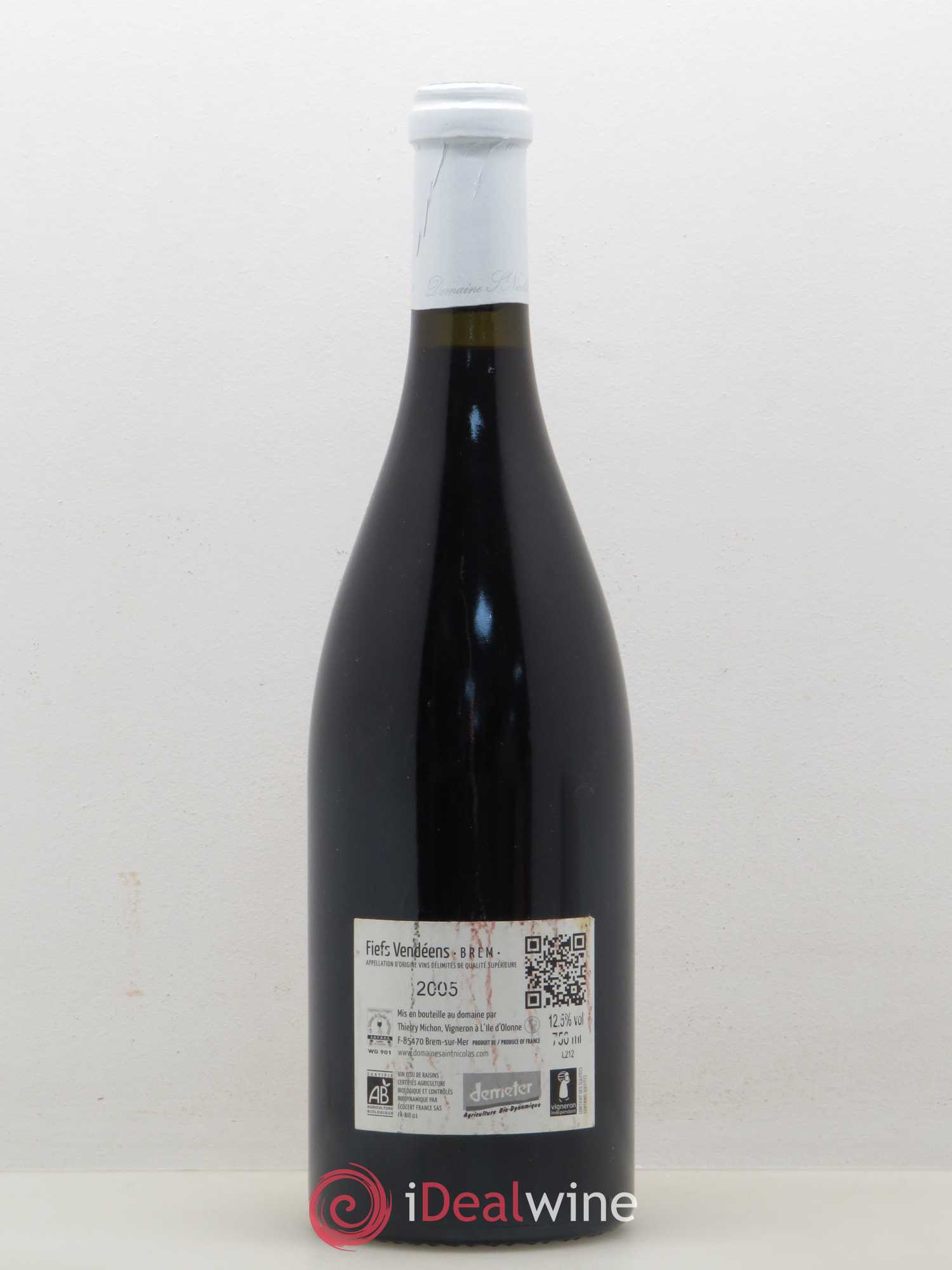 Divers Fiefs Vendéens La Grande Pièce Domaine Saint-Nicolas 2005 - Posten von 1 Flasche - 1